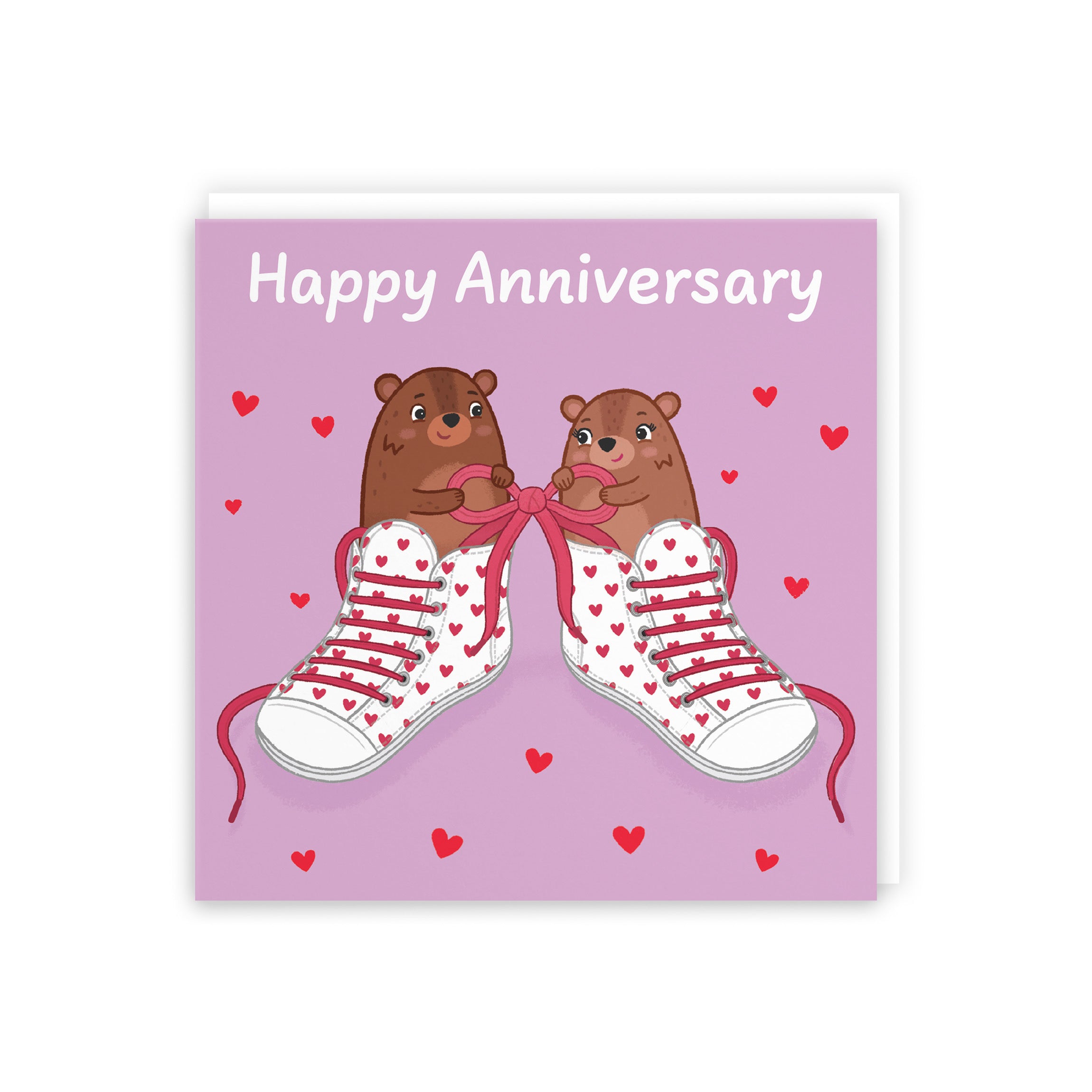 Love Laces Anniversary Card Love Story - Default Title (5063396129835)