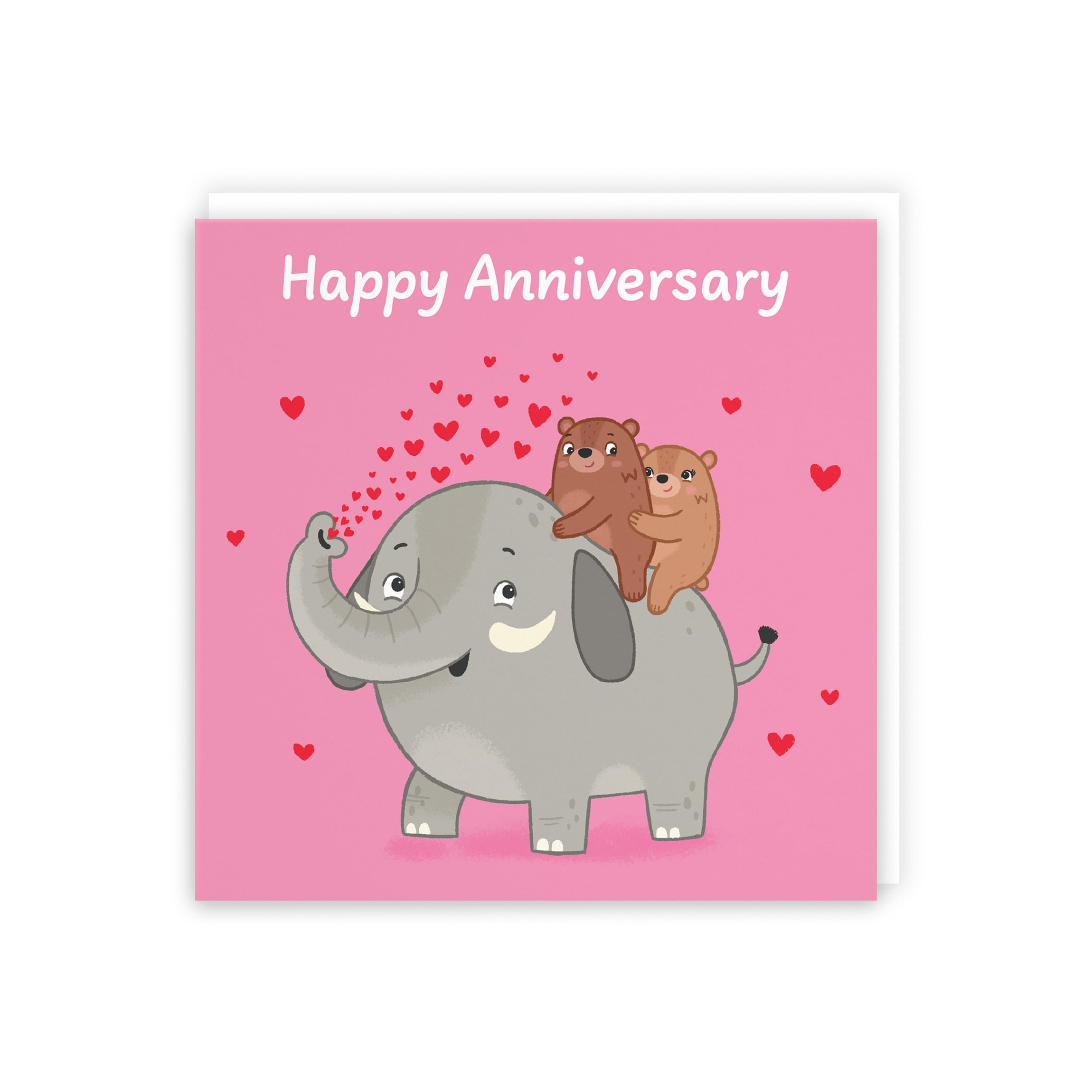 Elephant Love Anniversary Card Love Story - Default Title (5063396130251)