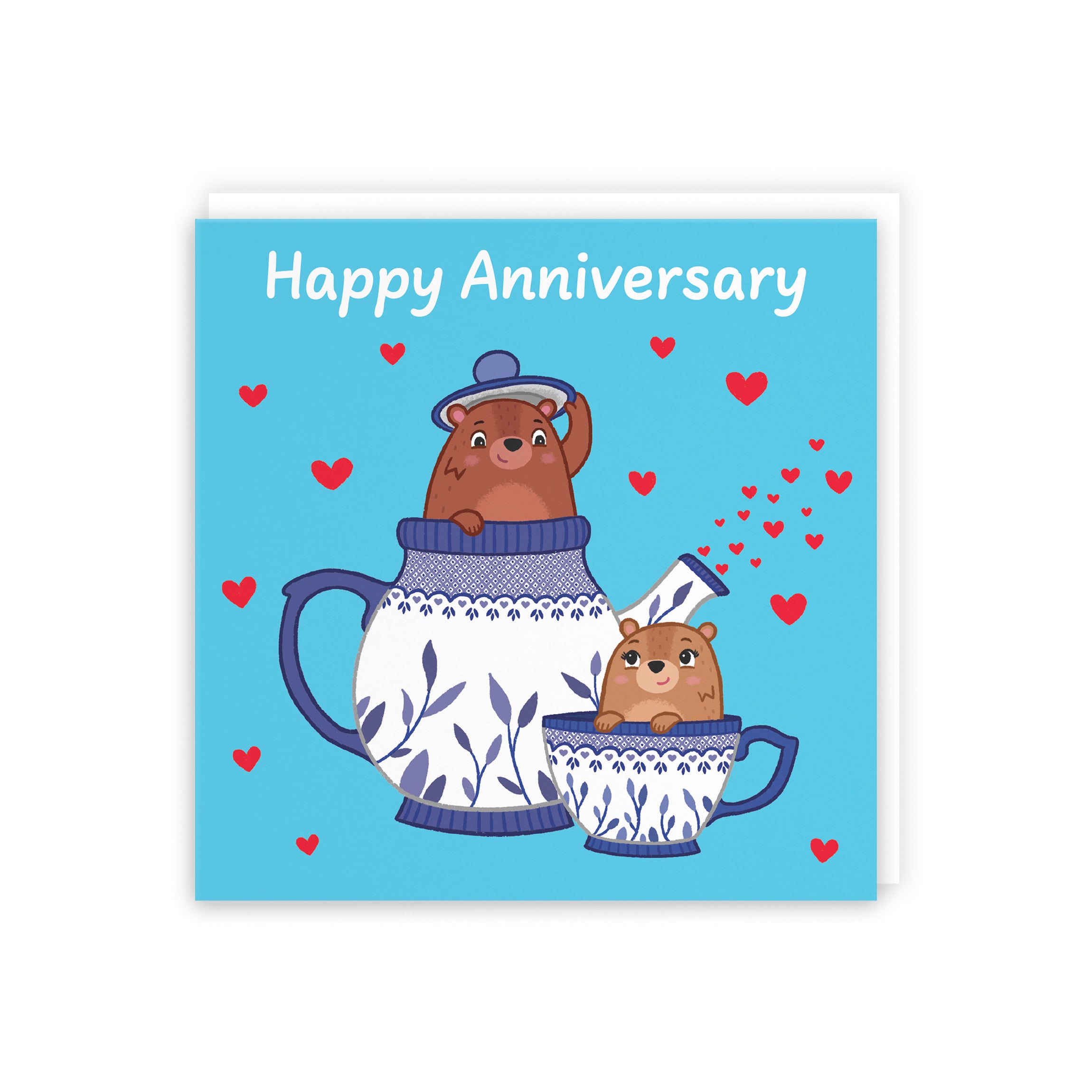 Teapot Anniversary Card Love Story - Default Title (5063396130671)