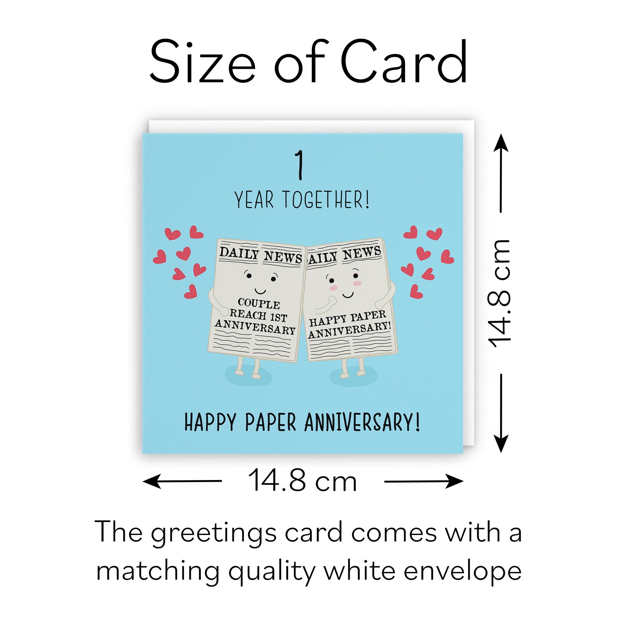 1st Paper Anniversary Card Iconic - Default Title (B0763DQT3B)