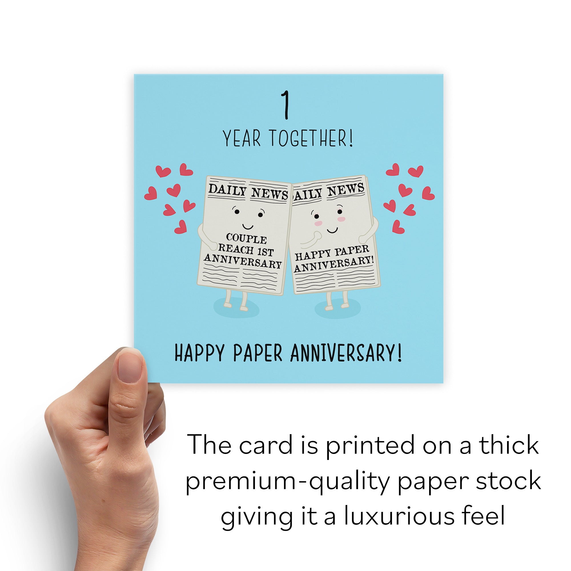 1st Paper Anniversary Card Iconic - Default Title (B0763DQT3B)