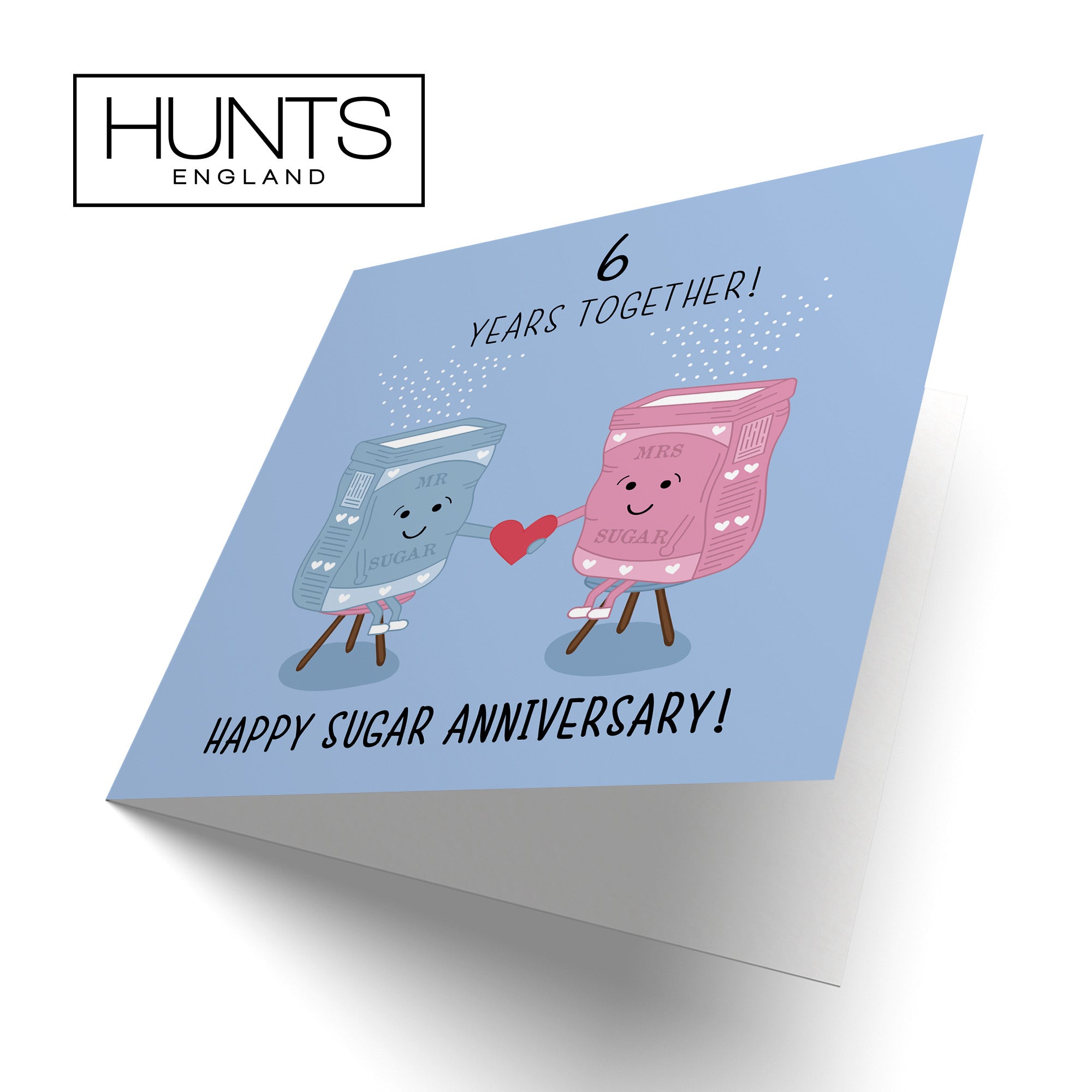 6th Sugar Bags Anniversary Card Iconic - Default Title (B0763FRLMX)