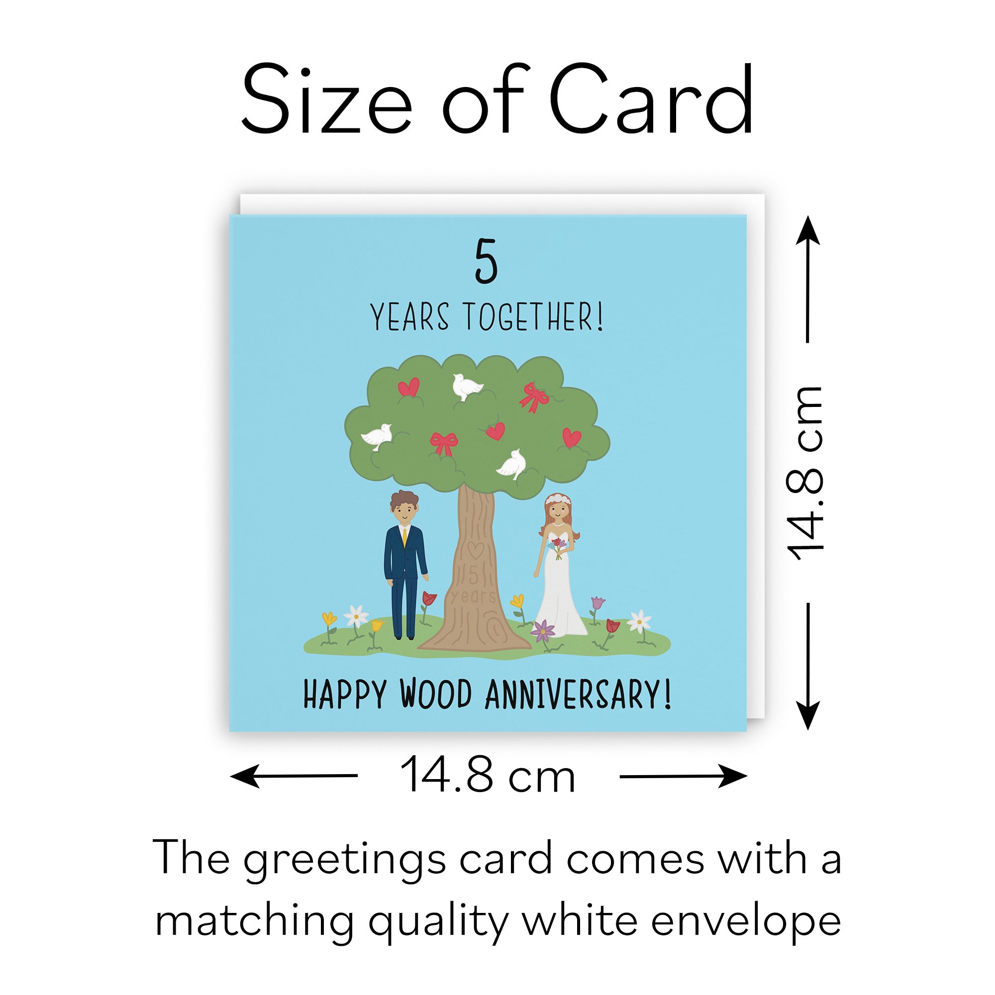 5th Anniversary Card Iconic - Default Title (B0764LQJ95)