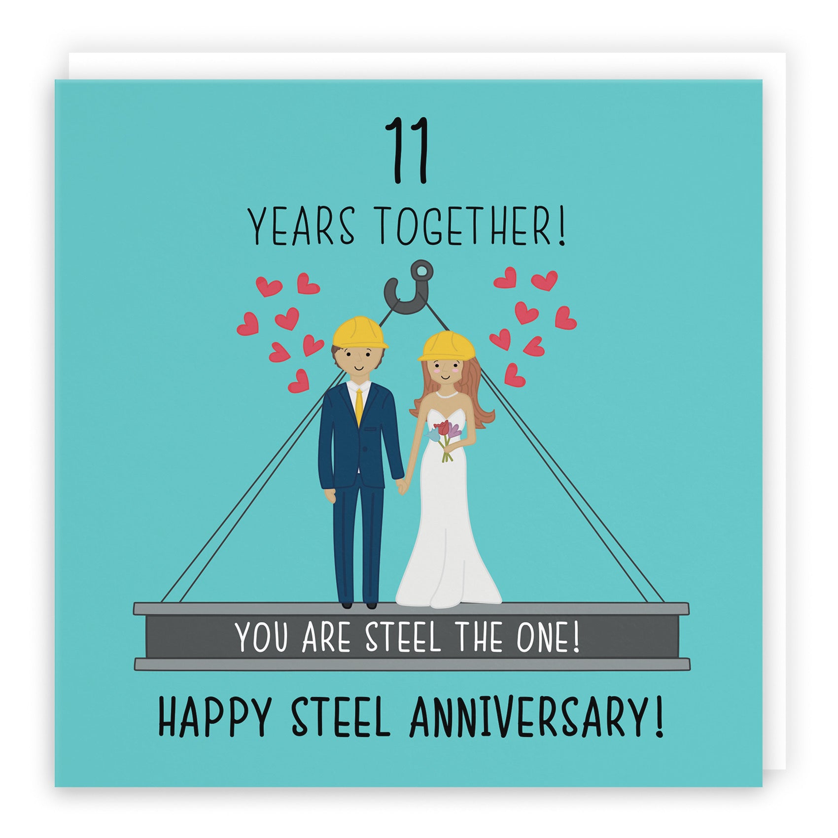 11th Steel Anniversary Card Iconic - Default Title (B077HXS8NM)
