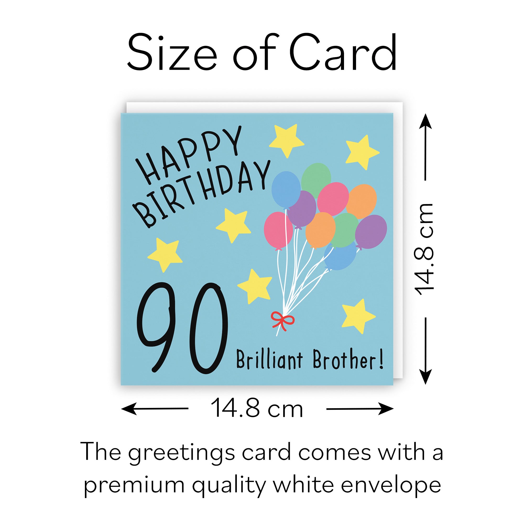 90th Brother Birthday Card Original - Default Title (B07DCV995N)