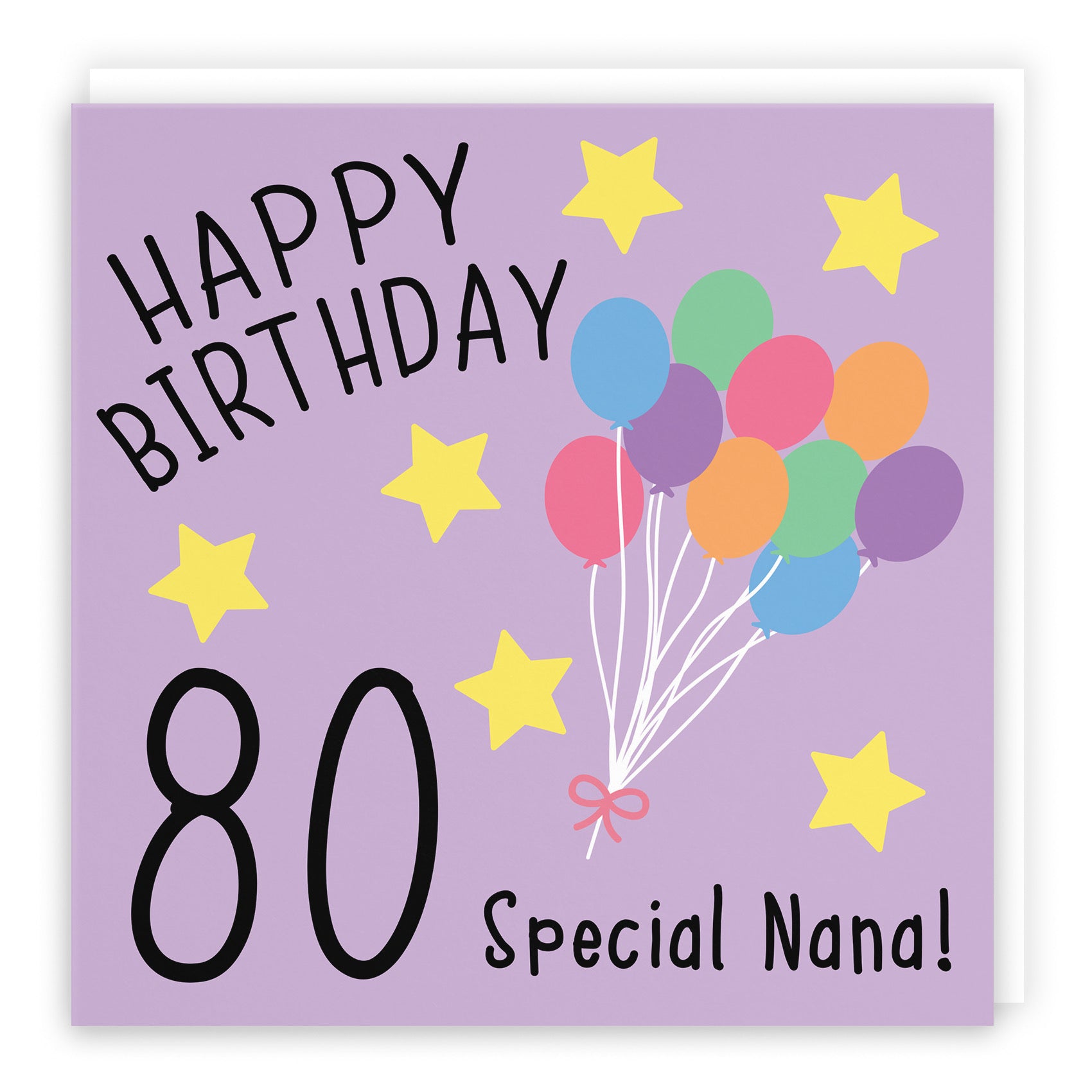 80th Nana Birthday Card Original - Default Title (B07DCVJBSY)