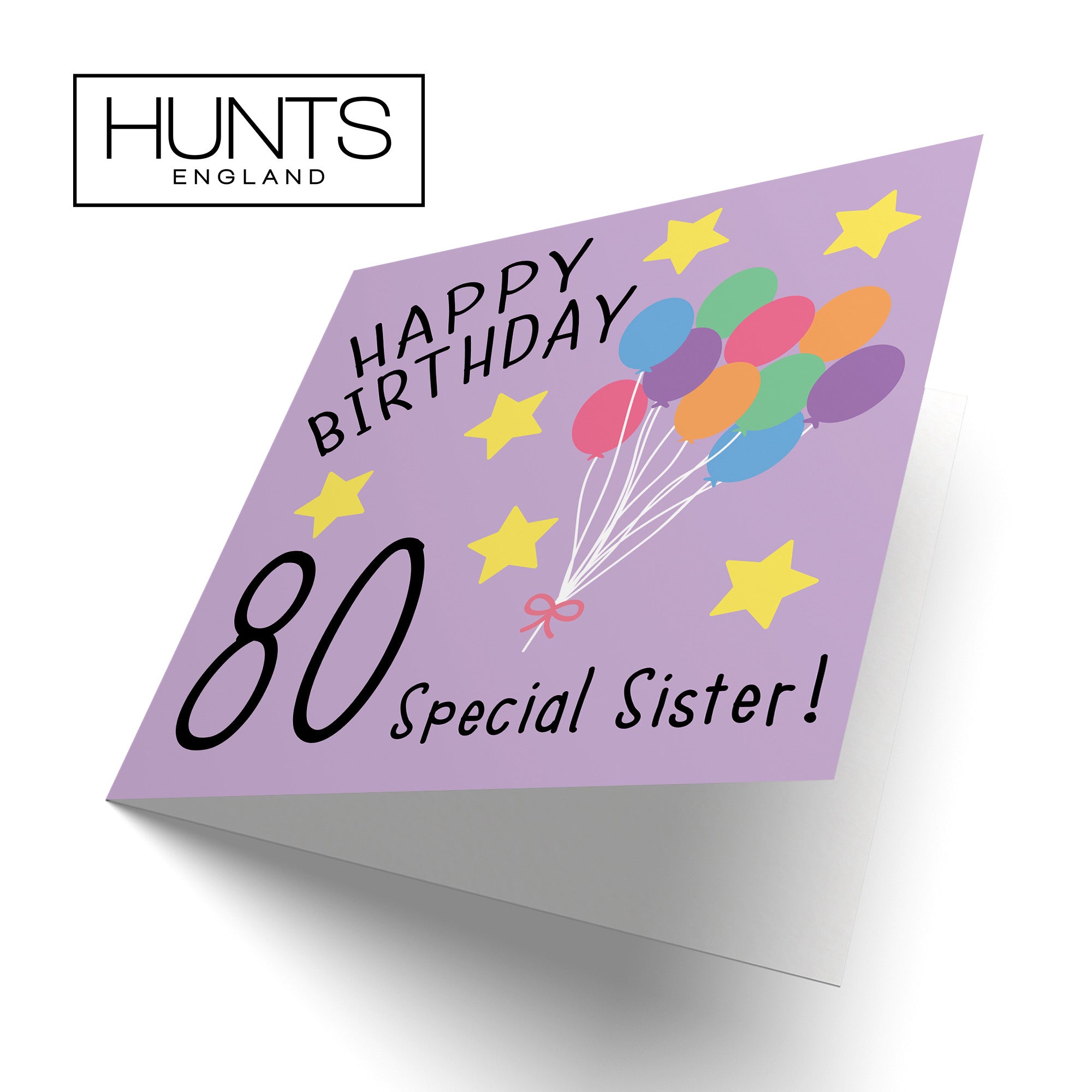 80th Sister Birthday Card Original - Default Title (B07DCW2WV9)