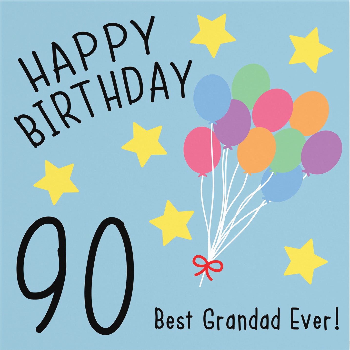 90th Grandad Birthday Card Original - Default Title (B07DCWDV1V)