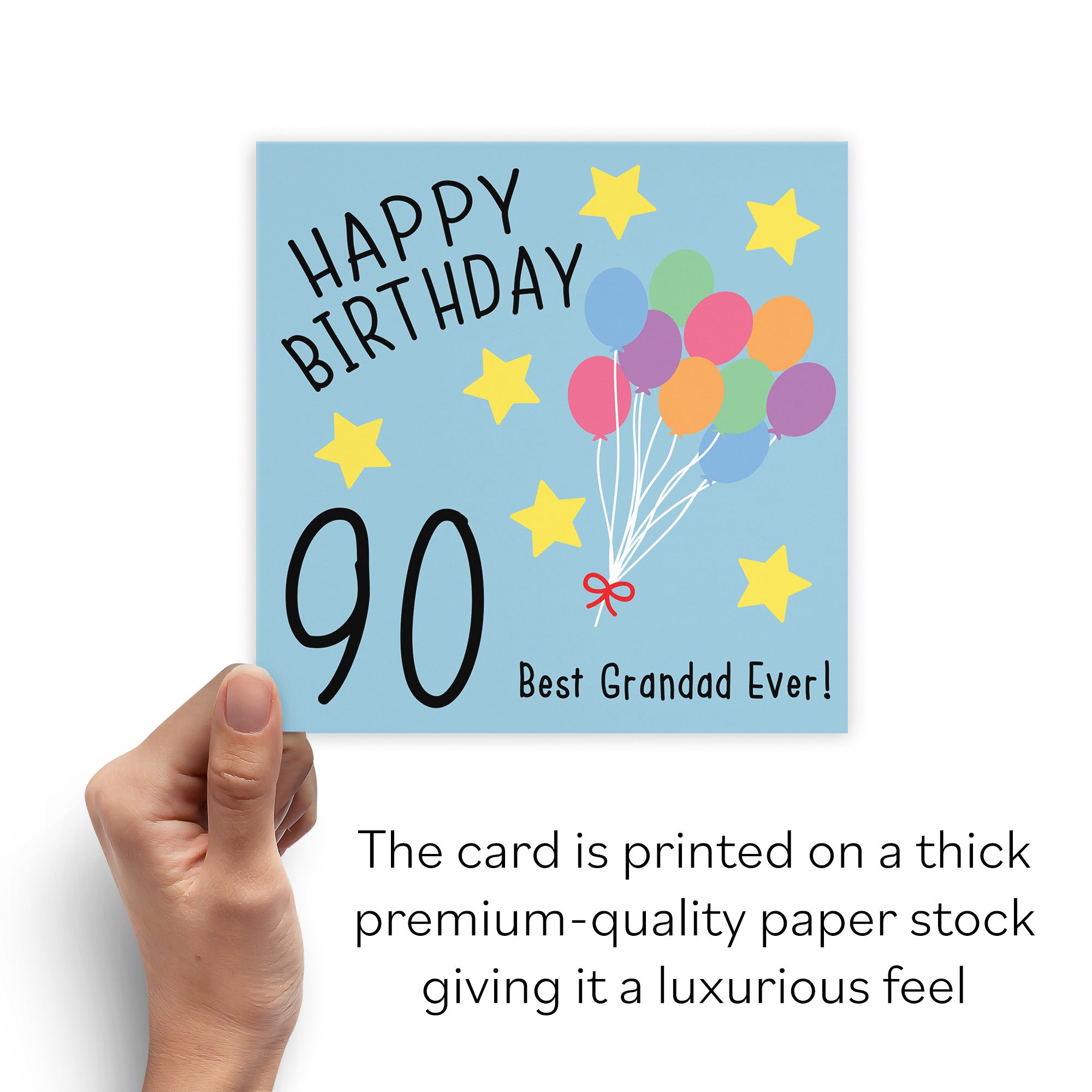 90th Grandad Birthday Card Original - Default Title (B07DCWDV1V)