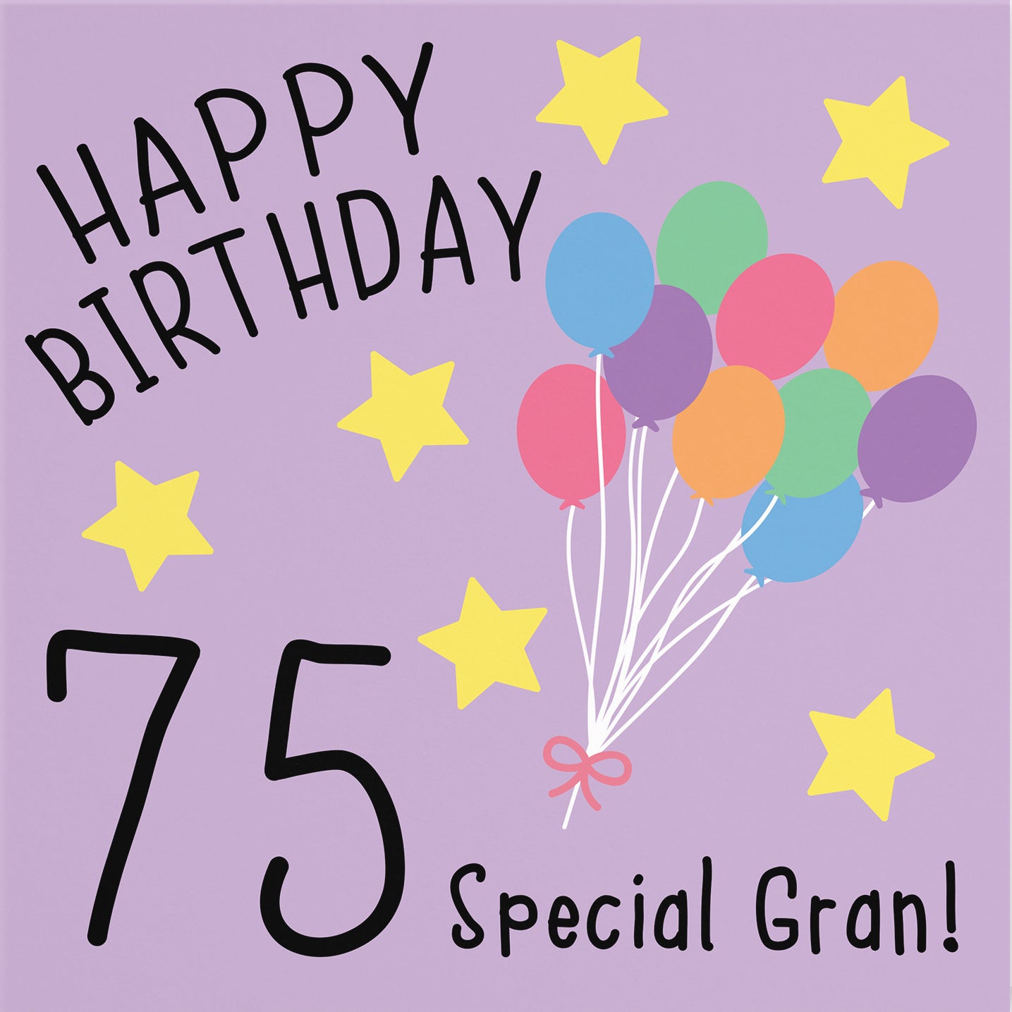 75th Gran Birthday Card Original - Default Title (B07DCWYK61)