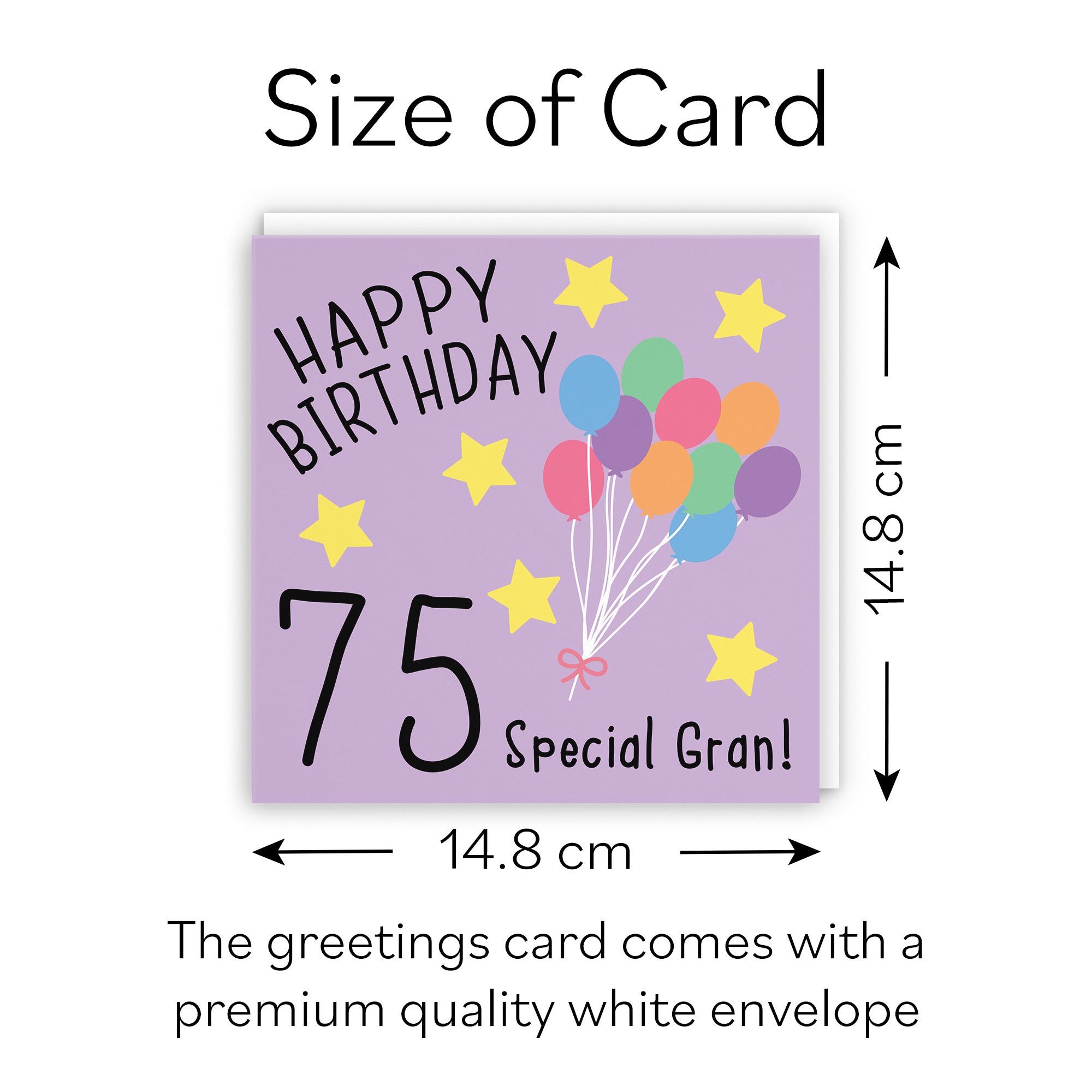 75th Gran Birthday Card Original - Default Title (B07DCWYK61)