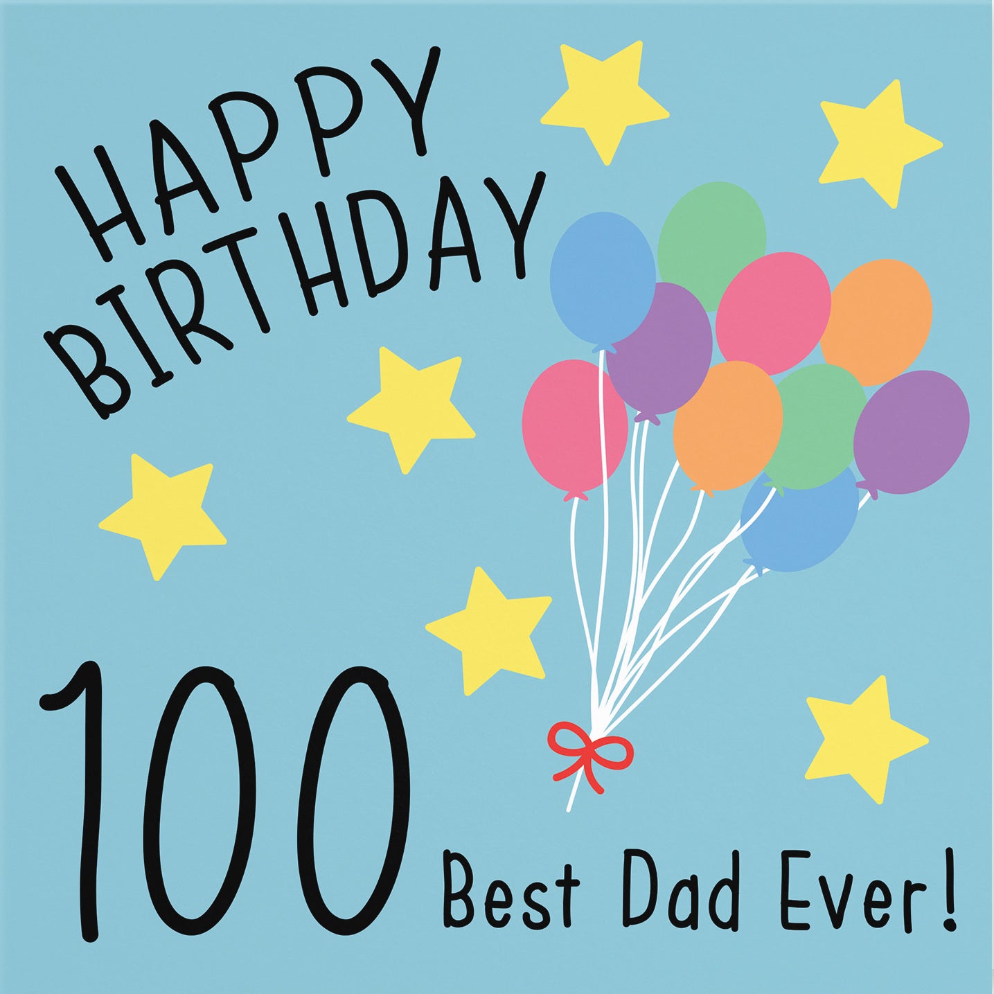100th Dad Birthday Card Original - Default Title (B07DCX9ZR2)