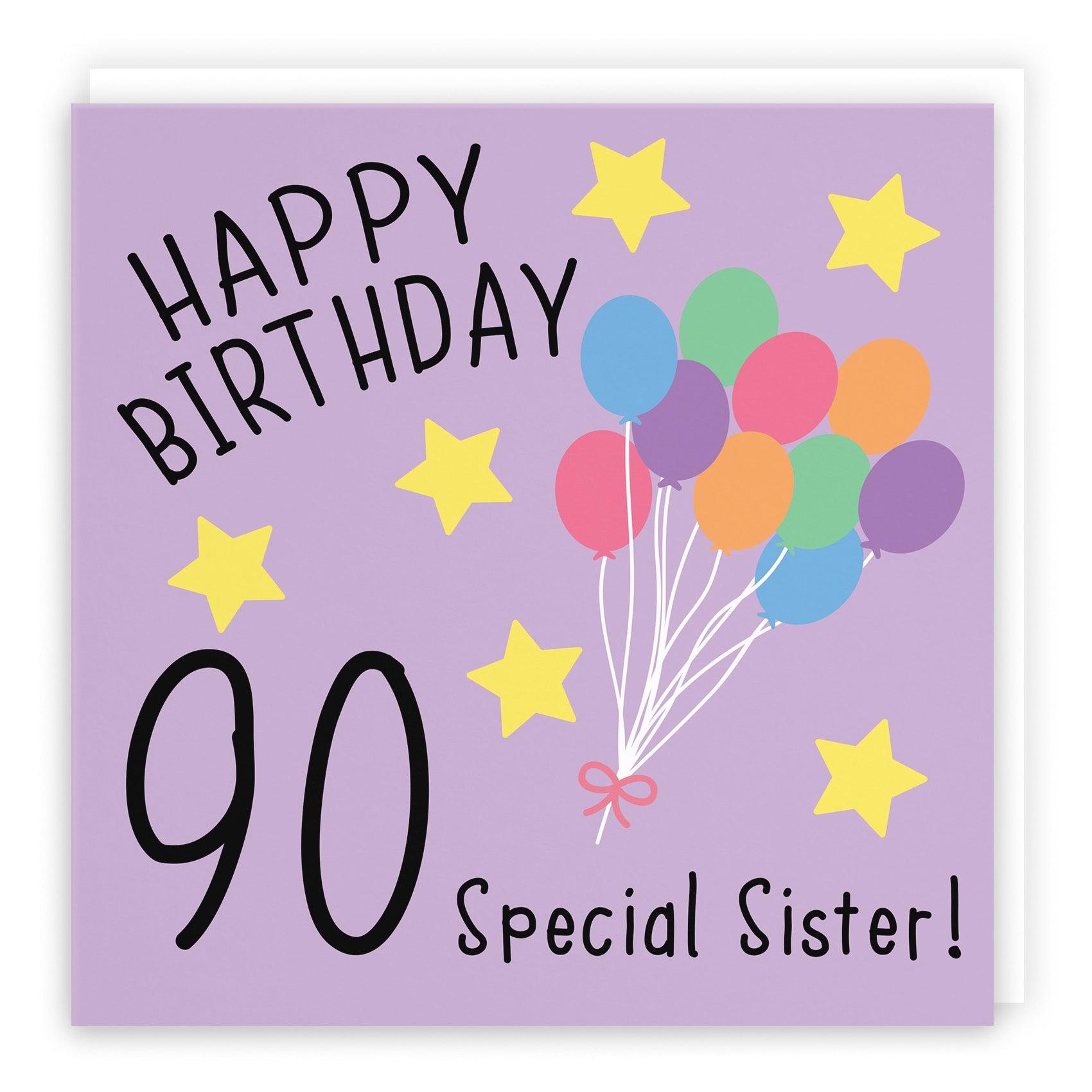 90th Sister Birthday Card Original - Default Title (B07DCXP47J)