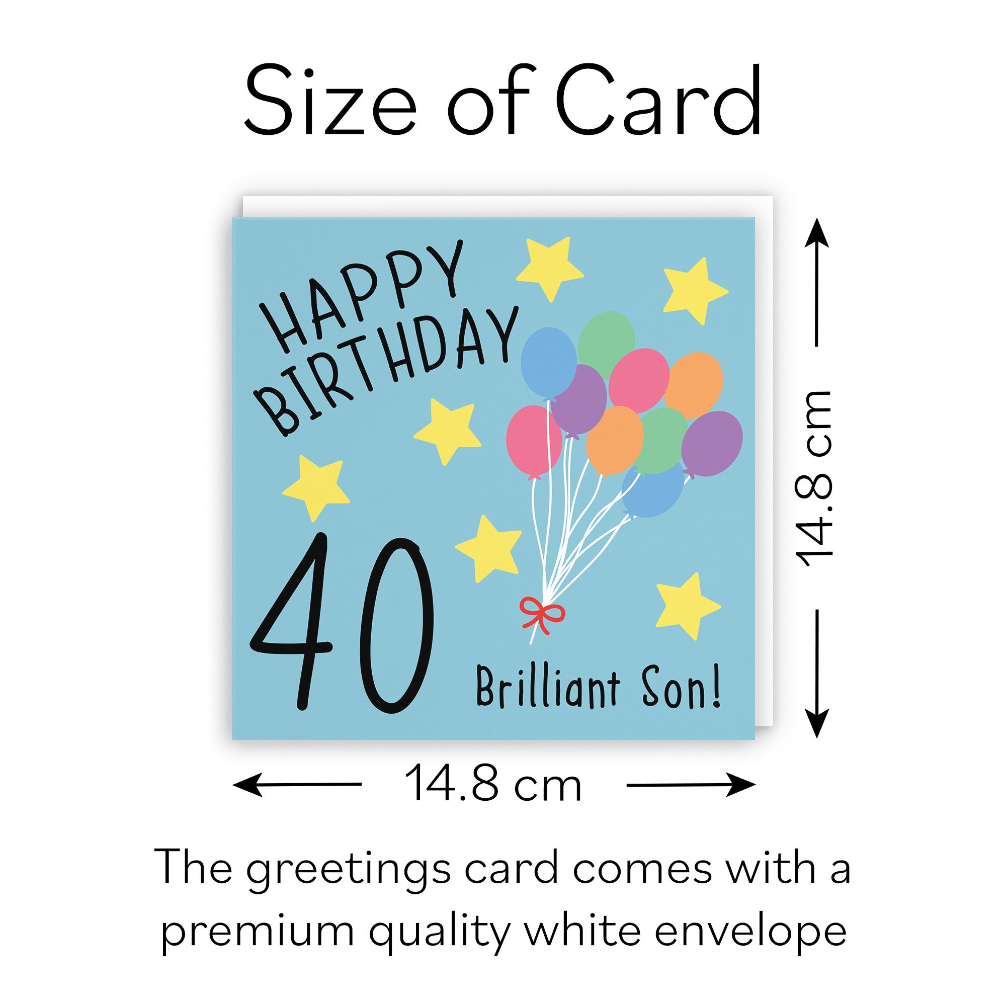 40th Son Birthday Card Original - Default Title (B07DCXQM1Q)