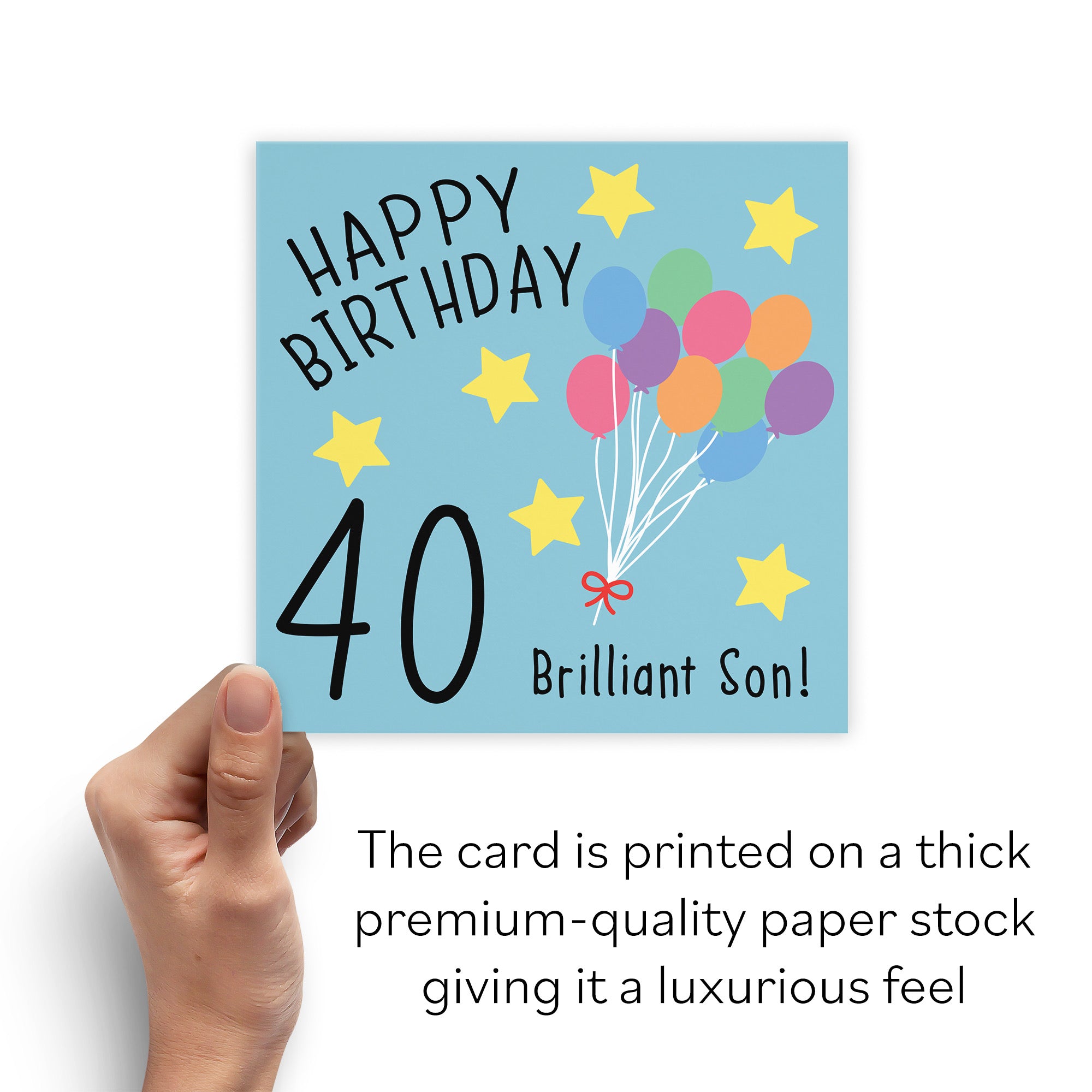 40th Son Birthday Card Original - Default Title (B07DCXQM1Q)