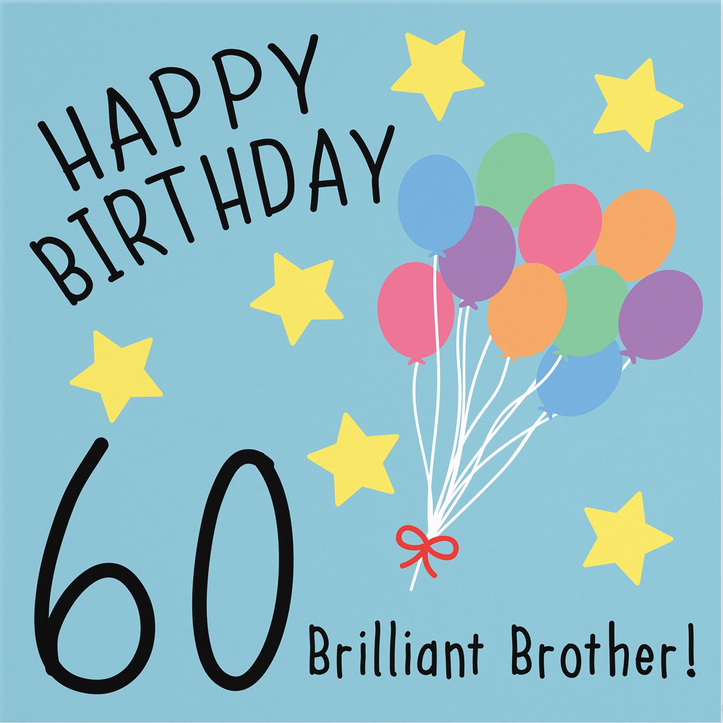 60th Brother Birthday Card Original - Default Title (B07DCXQNSW)