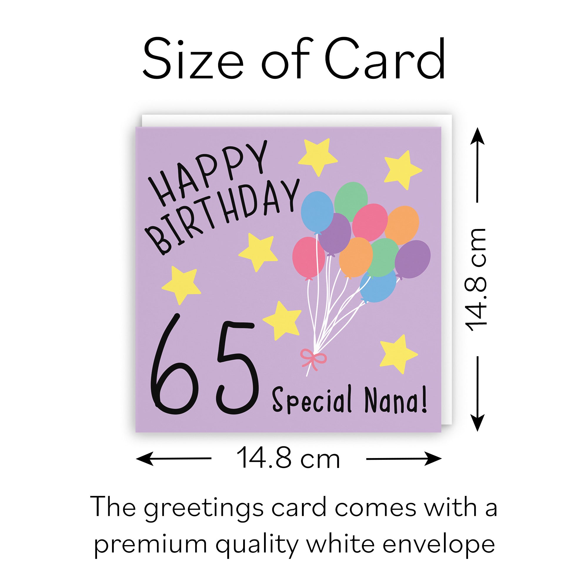 65th Nana Birthday Card Original - Default Title (B07DCXVD6Z)