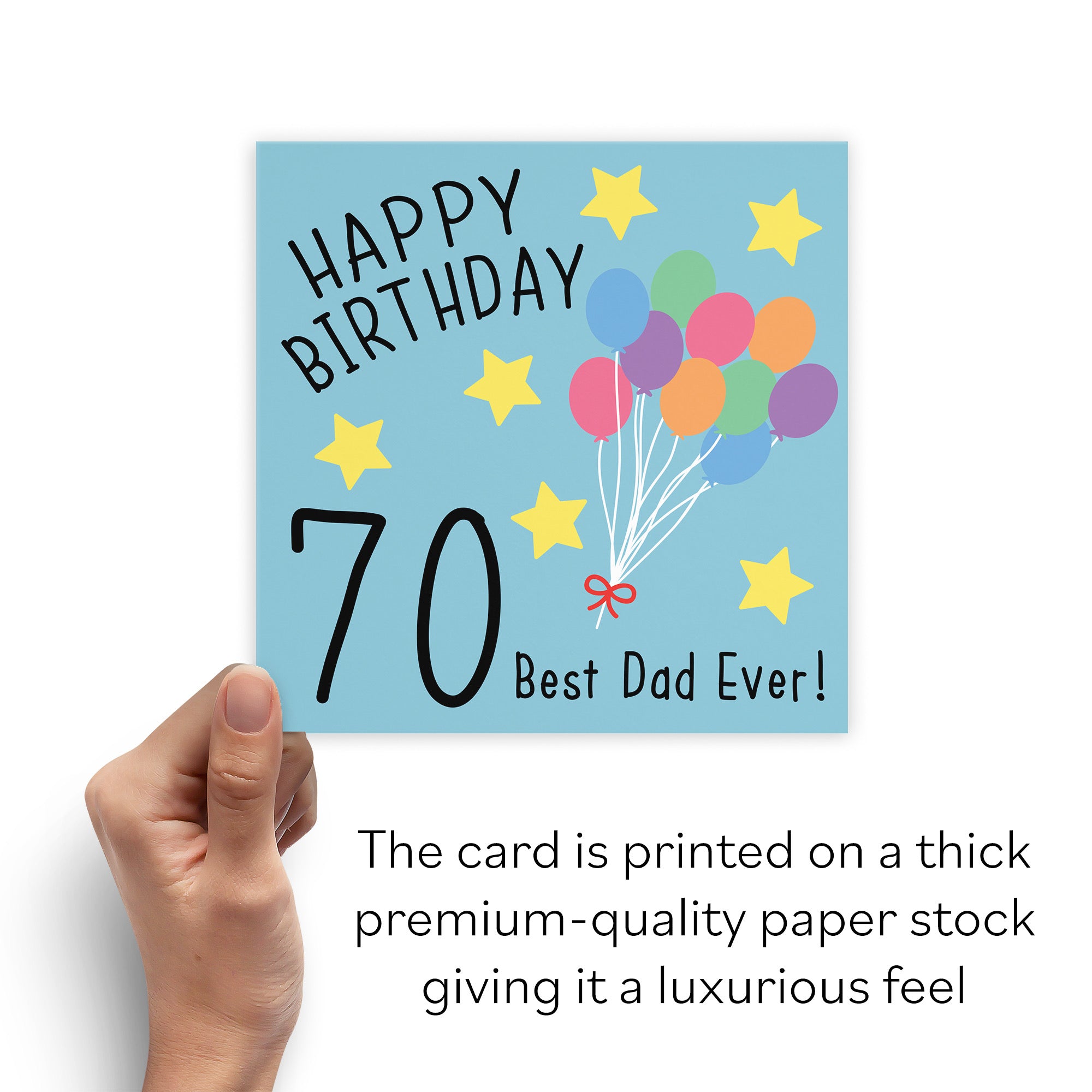 70th Dad Birthday Card Original - Default Title (B07DCY5G4C)