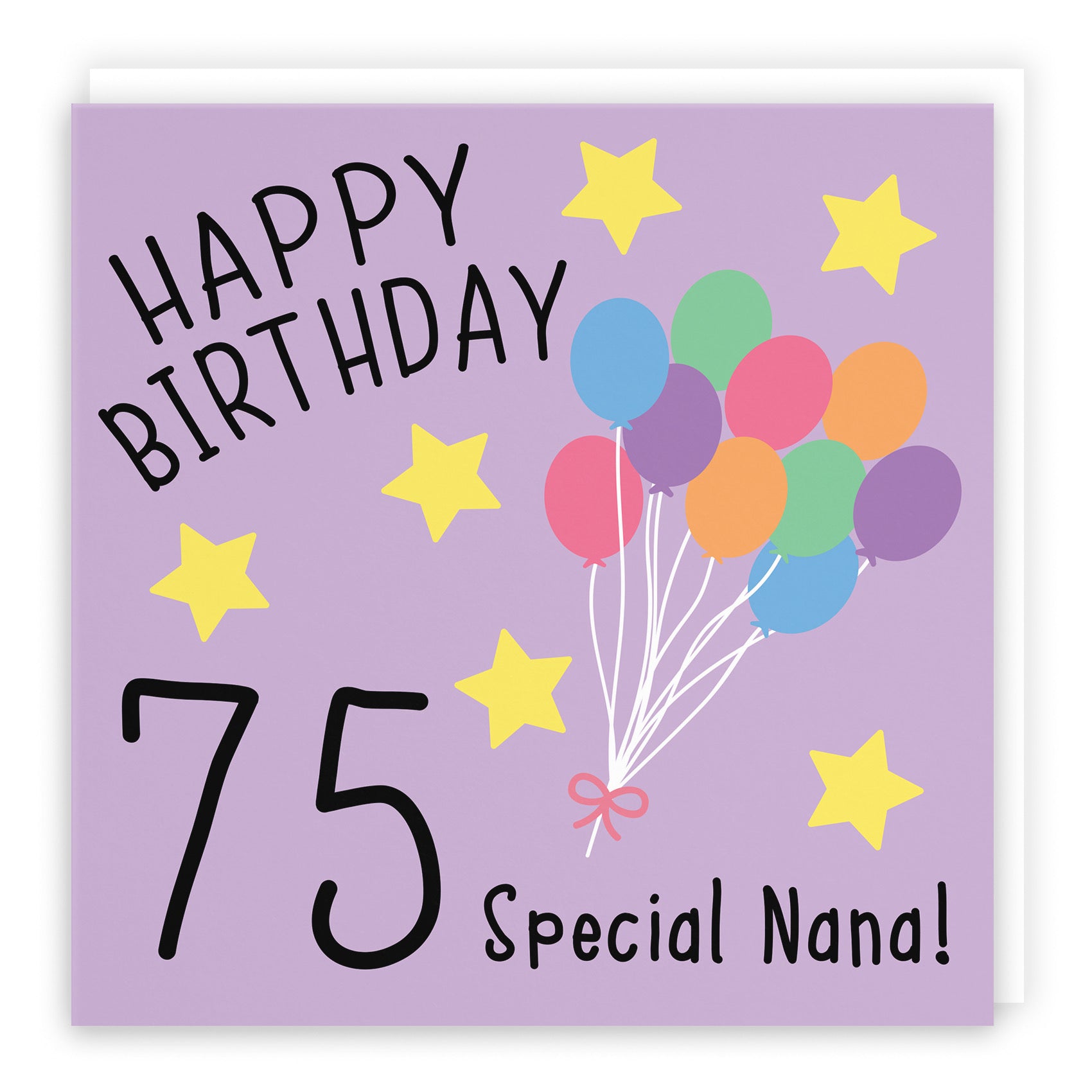 75th Nana Birthday Card Original - Default Title (B07DCY8CCR)