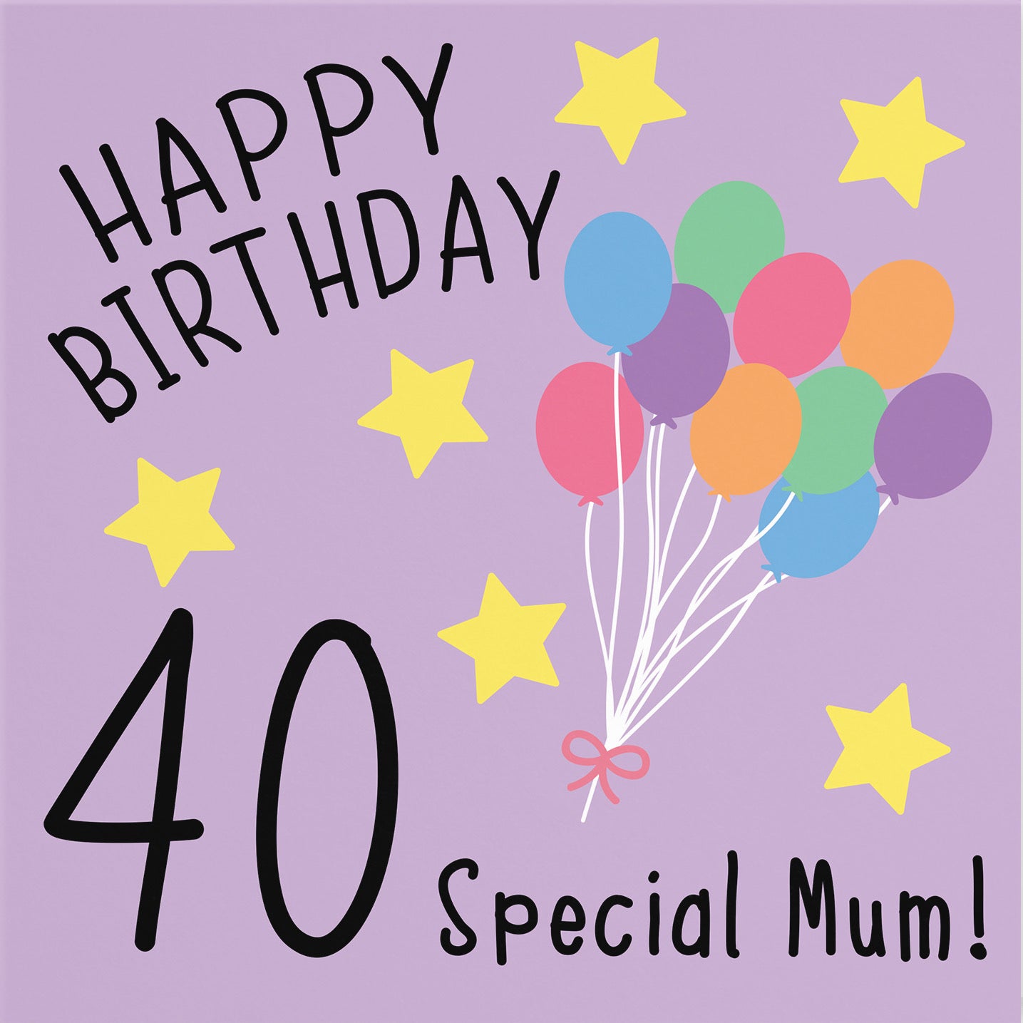 40th Mum Birthday Card Original - Default Title (B07DCYG3FG)