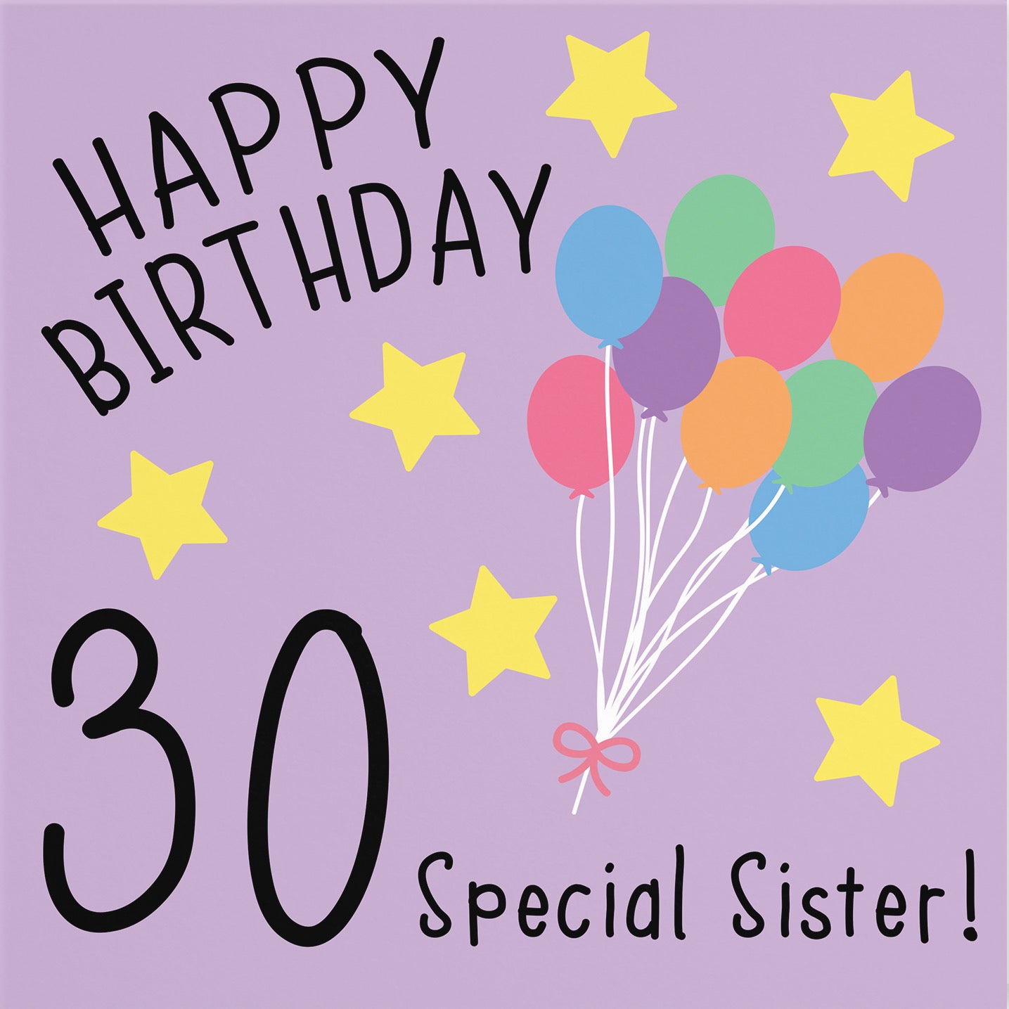 30th Sister Birthday Card Original - Default Title (B07DCYHY3D)