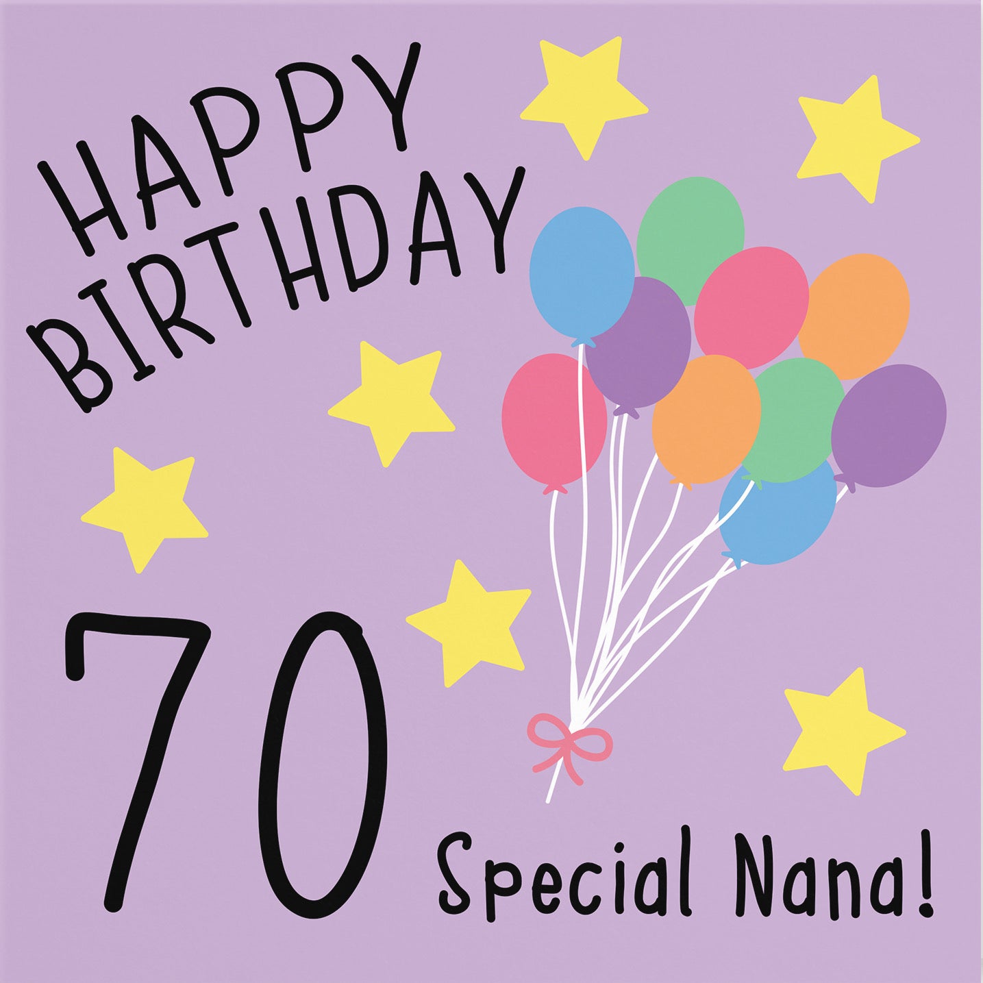 70th Nana Birthday Card Original - Default Title (B07DCYR1Y8)