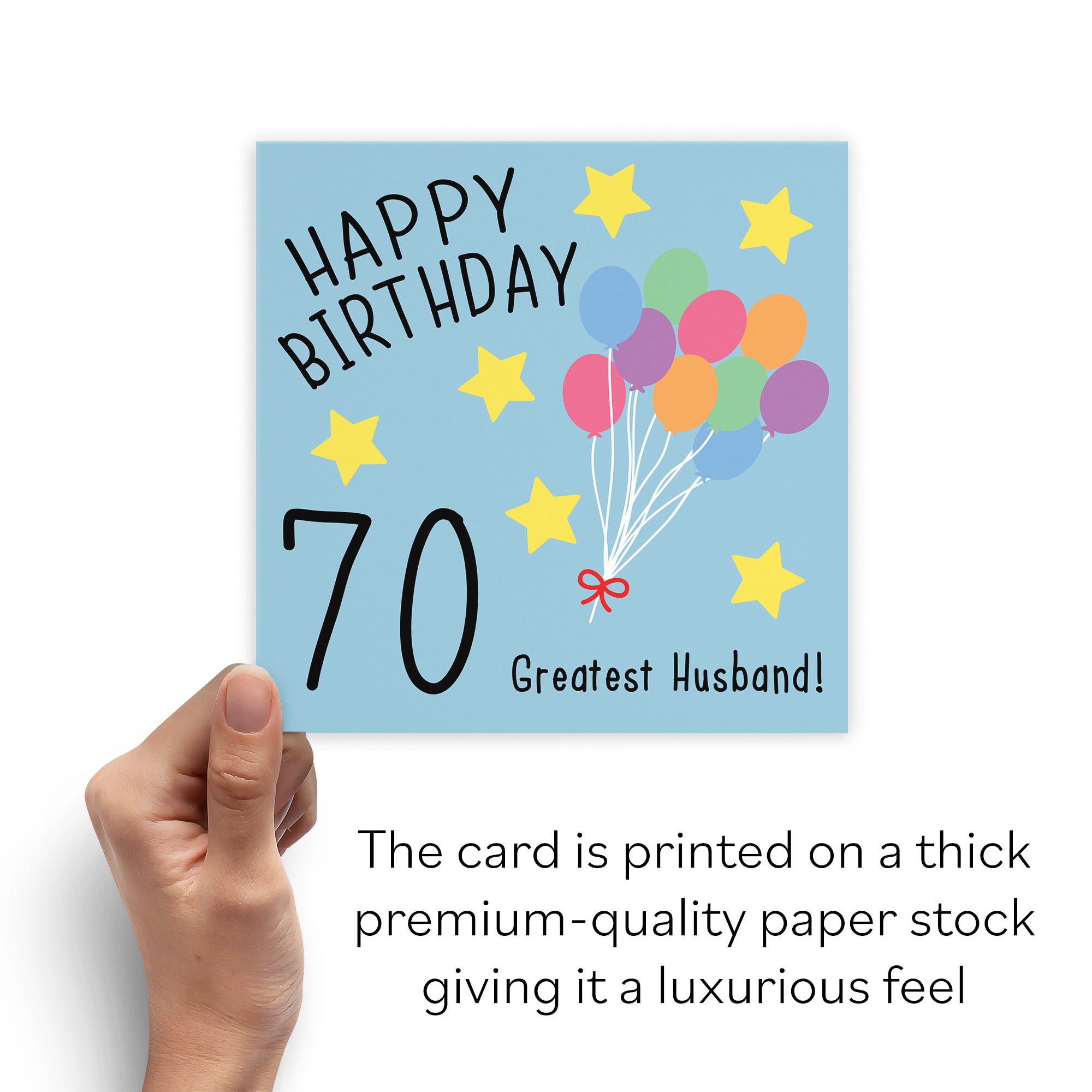 70th Husband Birthday Card Original - Default Title (B07DCYX3DF)