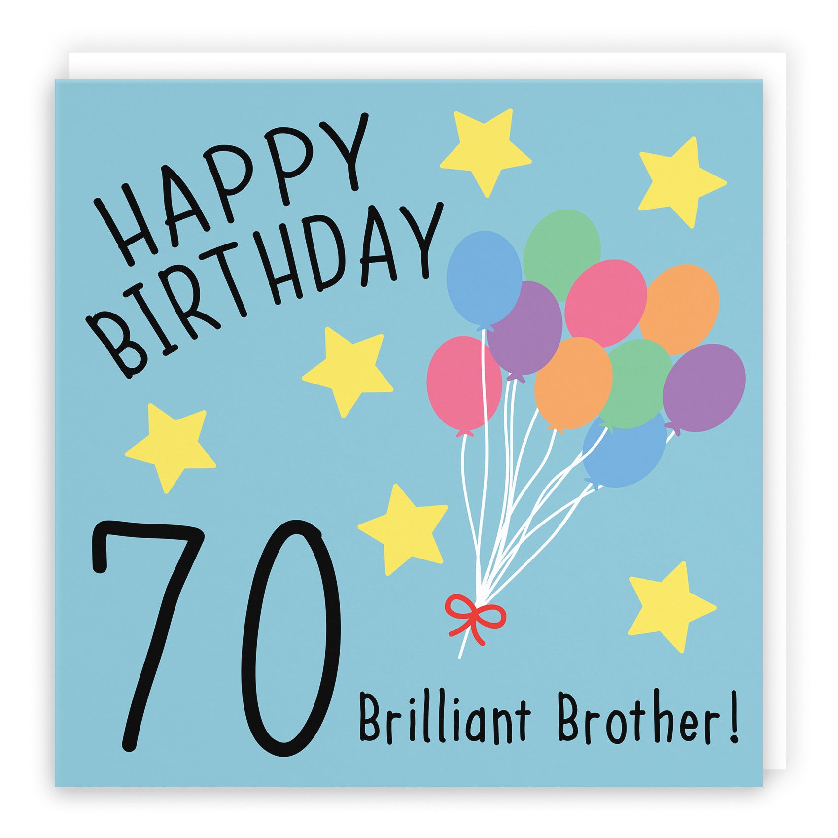 70th Brother Birthday Card Original - Default Title (B07DCZ9HXP)