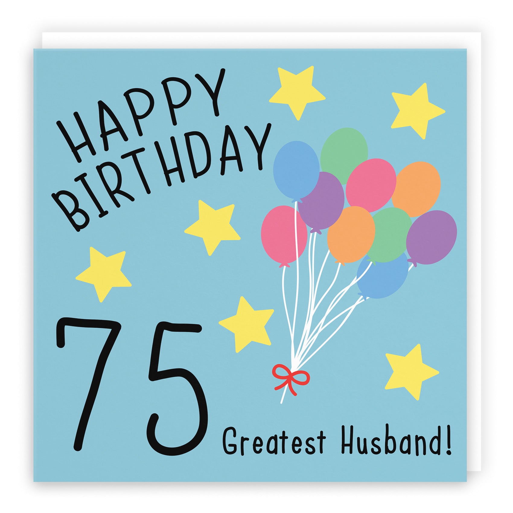 75th Husband Birthday Card Original - Default Title (B07DCZNJSP)