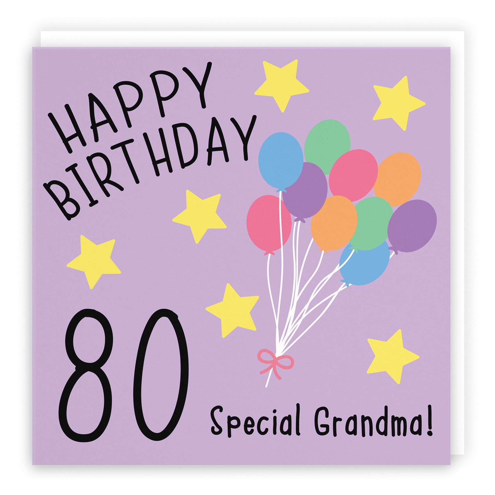 80th Grandma Birthday Card Original - Default Title (B07H1LTQZ4)