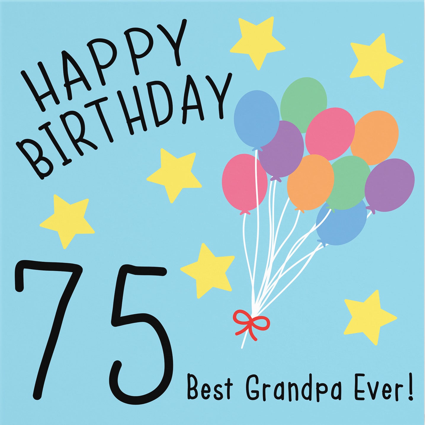 75th Grandpa Birthday Card Original - Default Title (B07H1M9GHM)