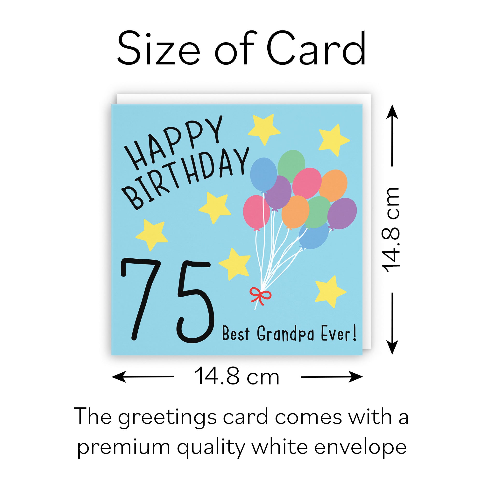 75th Grandpa Birthday Card Original - Default Title (B07H1M9GHM)