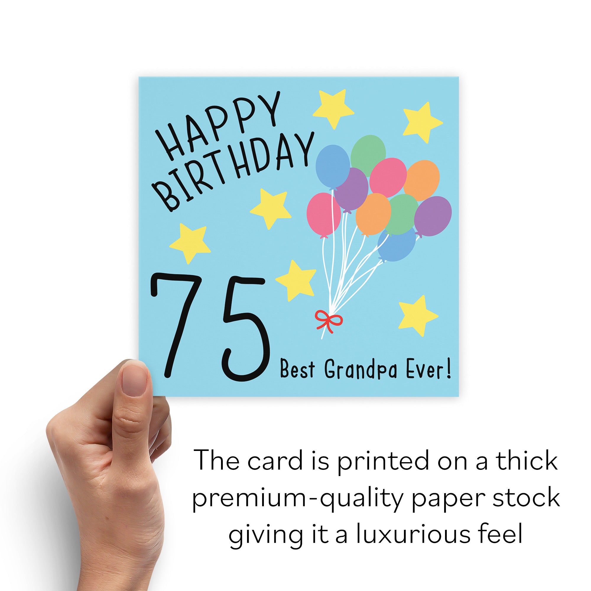 75th Grandpa Birthday Card Original - Default Title (B07H1M9GHM)