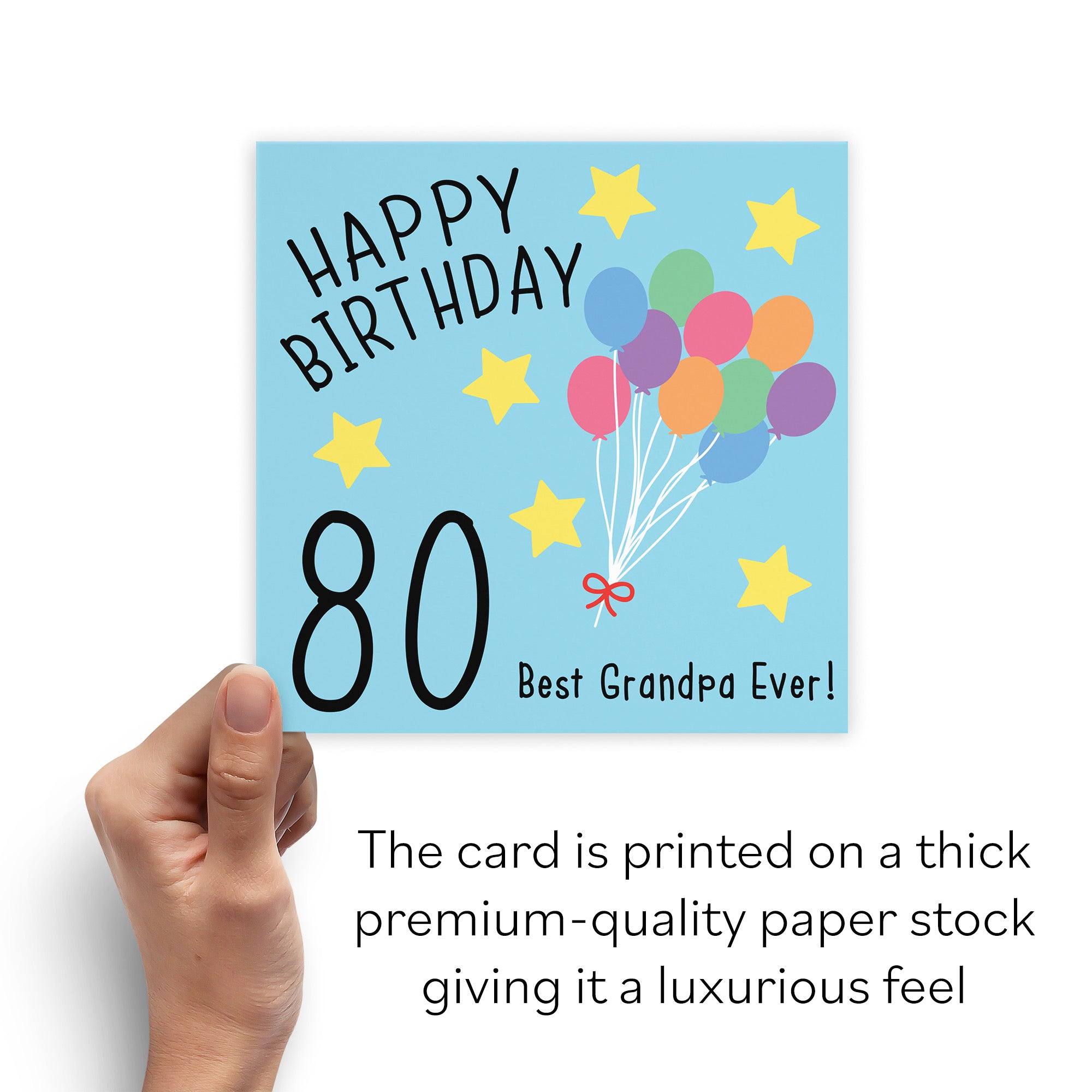 80th Grandpa Birthday Card Original - Default Title (B07H1N5XBM)