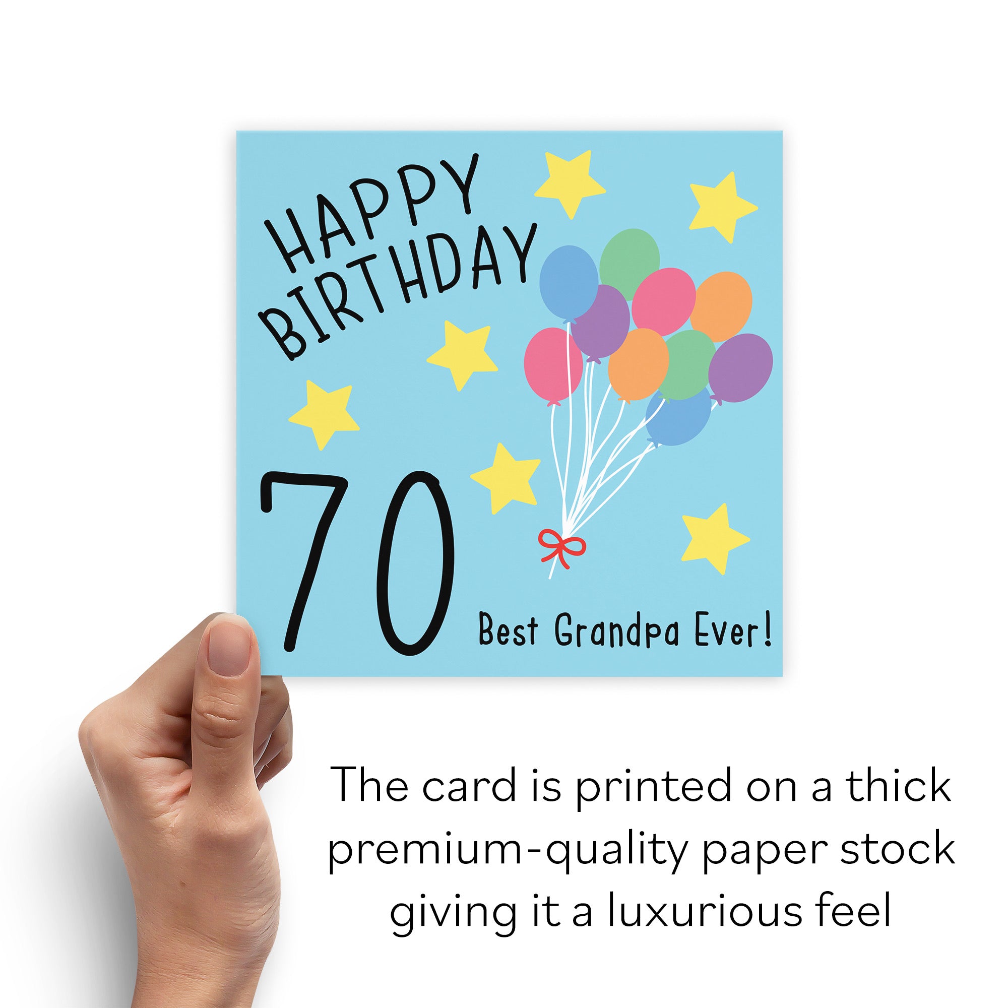 70th Grandpa Birthday Card Original - Default Title (B07H1N794X)