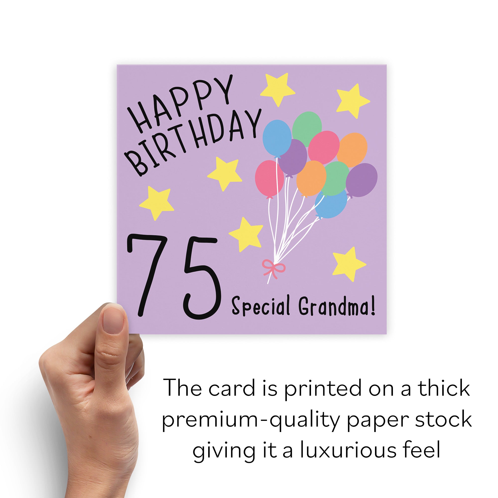 75th Grandma Birthday Card Original - Default Title (B07H1NBQBG)