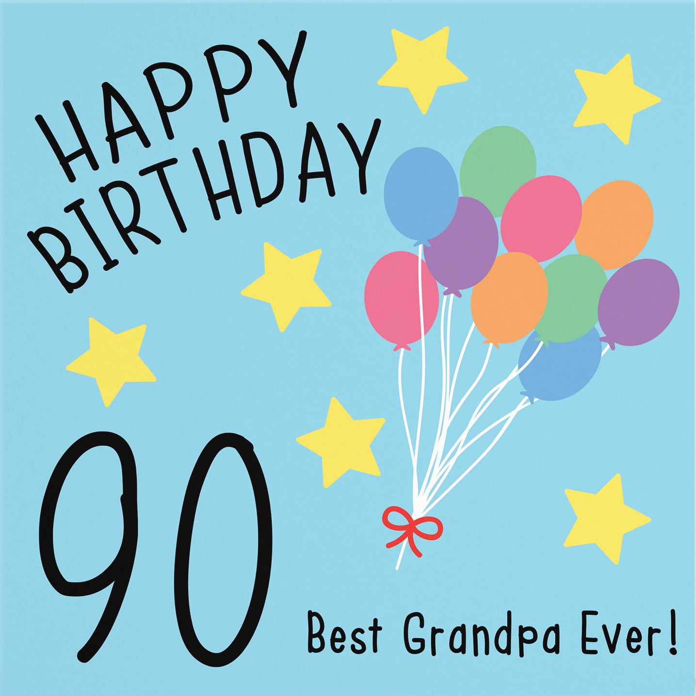 90th Grandpa Birthday Card Original - Default Title (B07H1NRHCB)