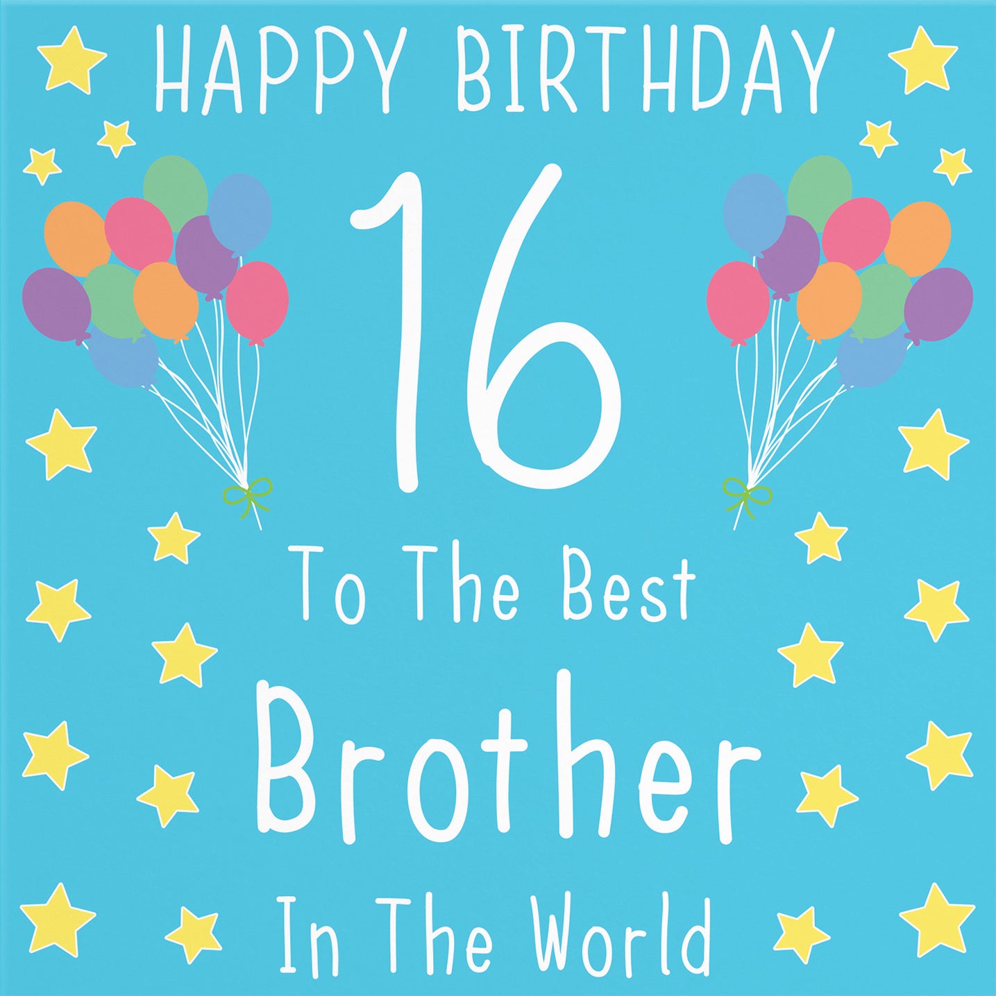 16th Brother Birthday Card Iconic - Default Title (B07RJTXQ16)