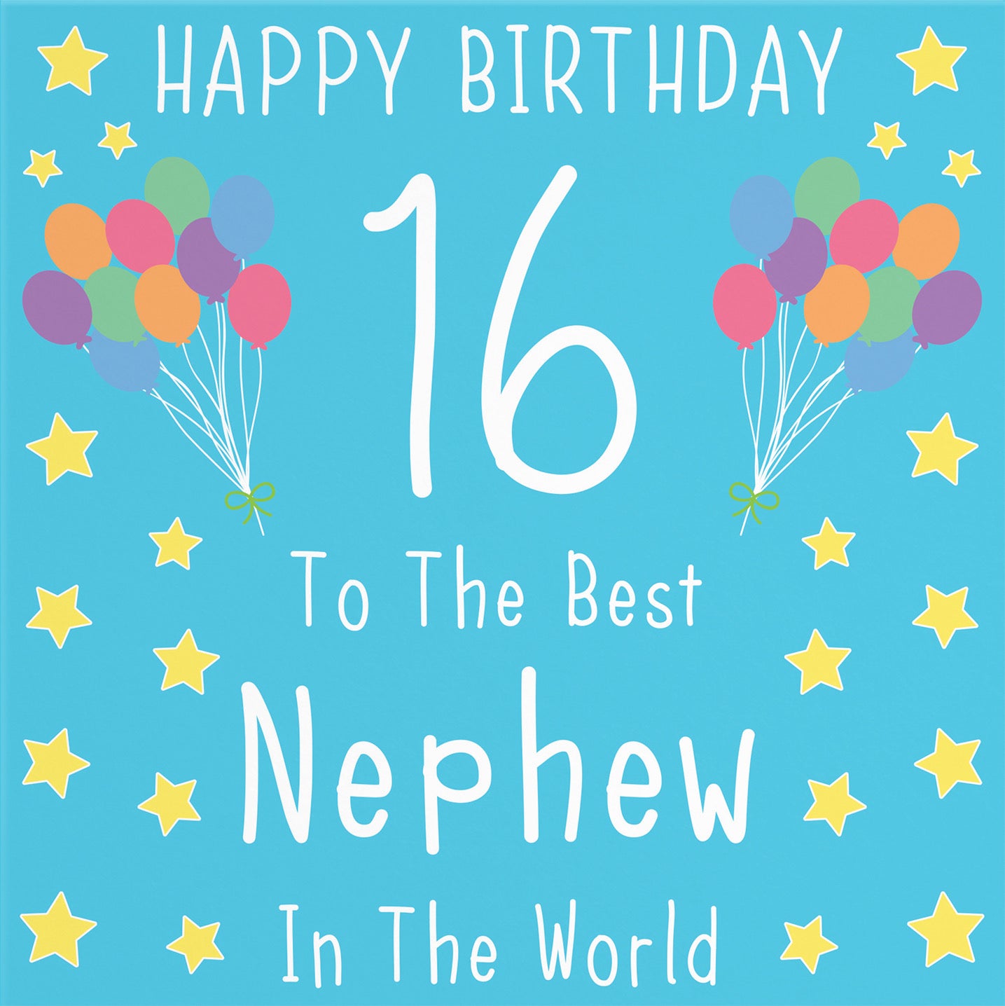 16th Nephew Birthday Card Iconic - Default Title (B07RJTZNT8)