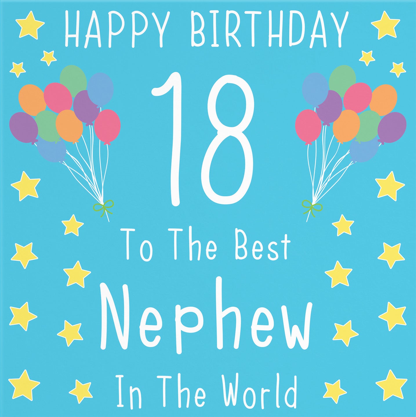 18th Nephew Birthday Card Iconic - Default Title (B07RKYNWMP)