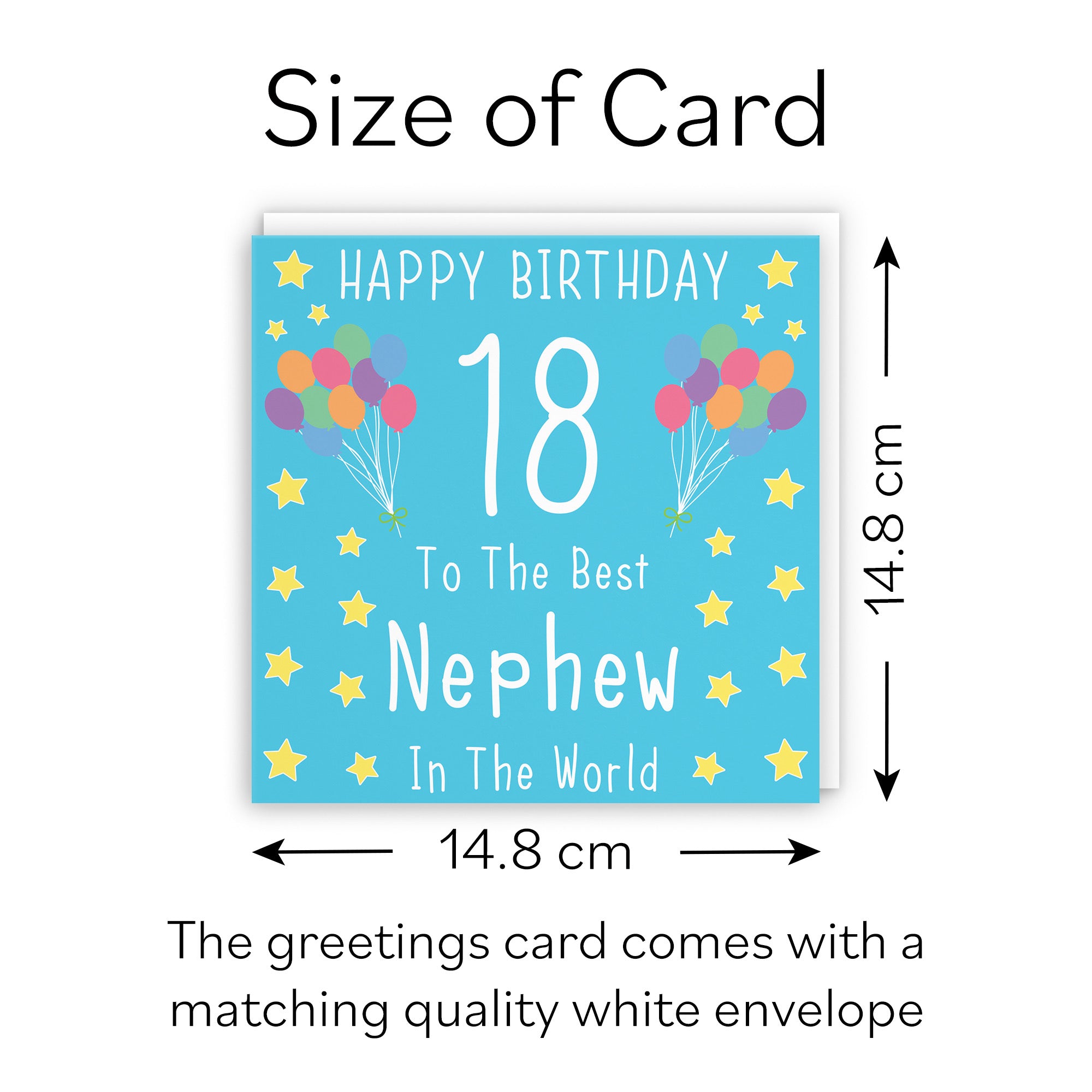 18th Nephew Birthday Card Iconic - Default Title (B07RKYNWMP)