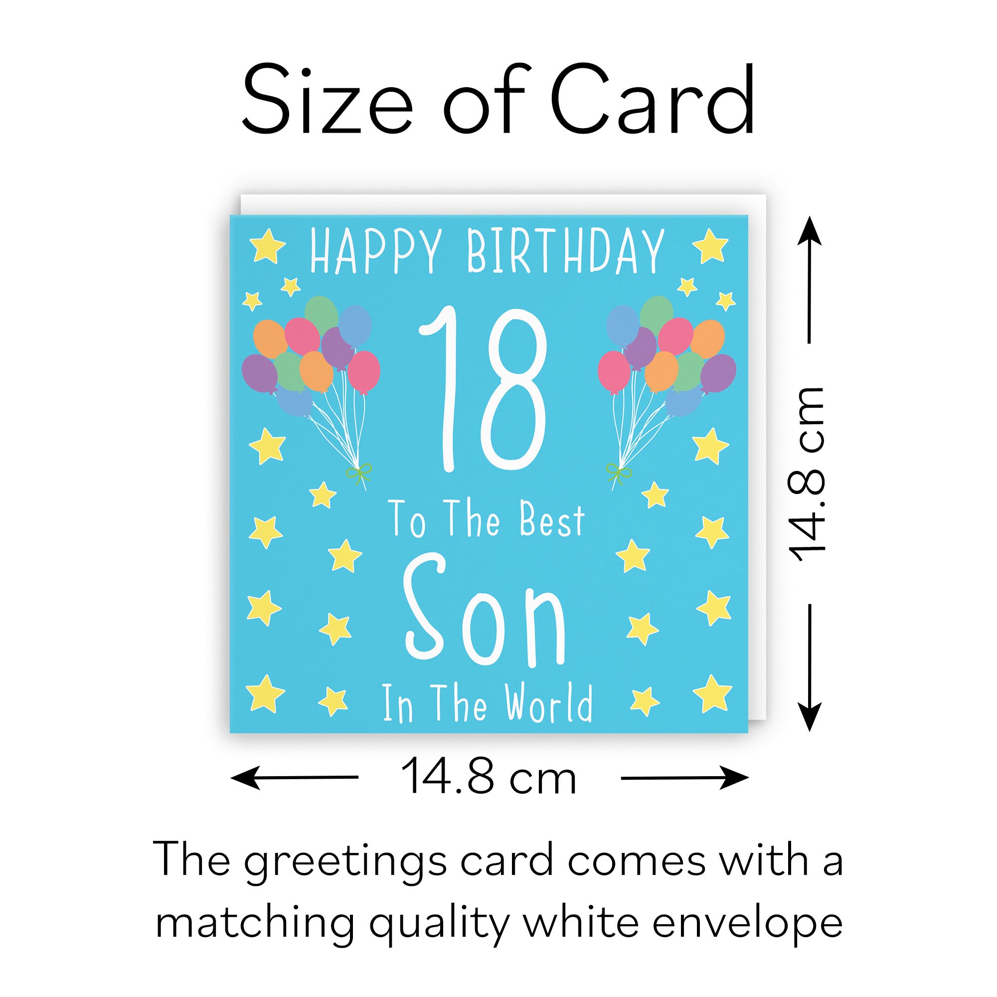 18th Son Birthday Card Iconic - Default Title (B07RKYVQGL)