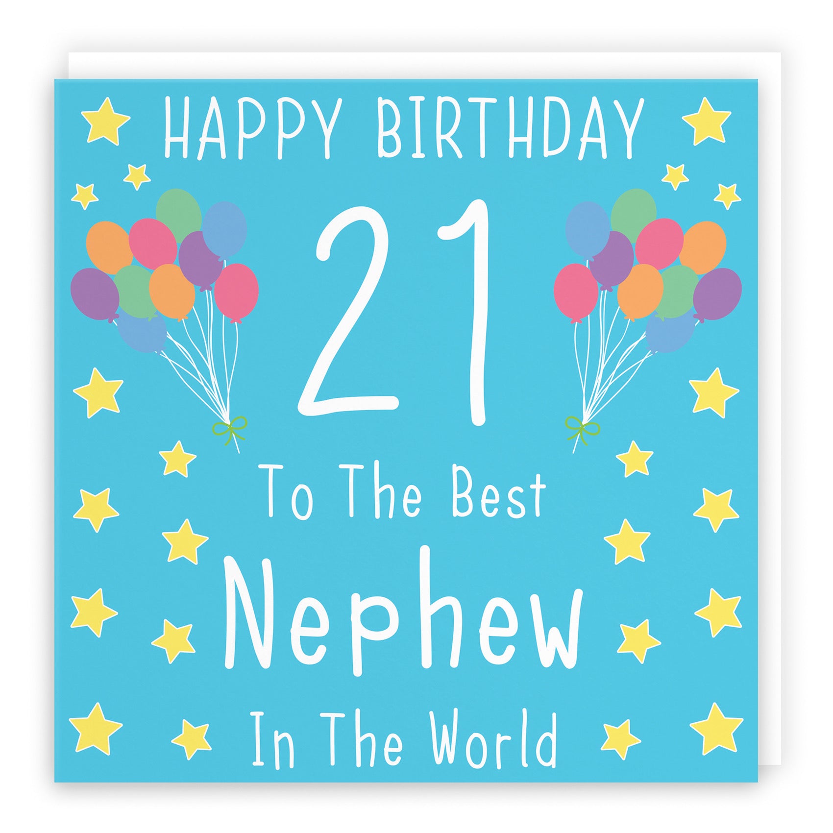 21st Nephew Birthday Card Iconic - Default Title (B07RLNFB6B)