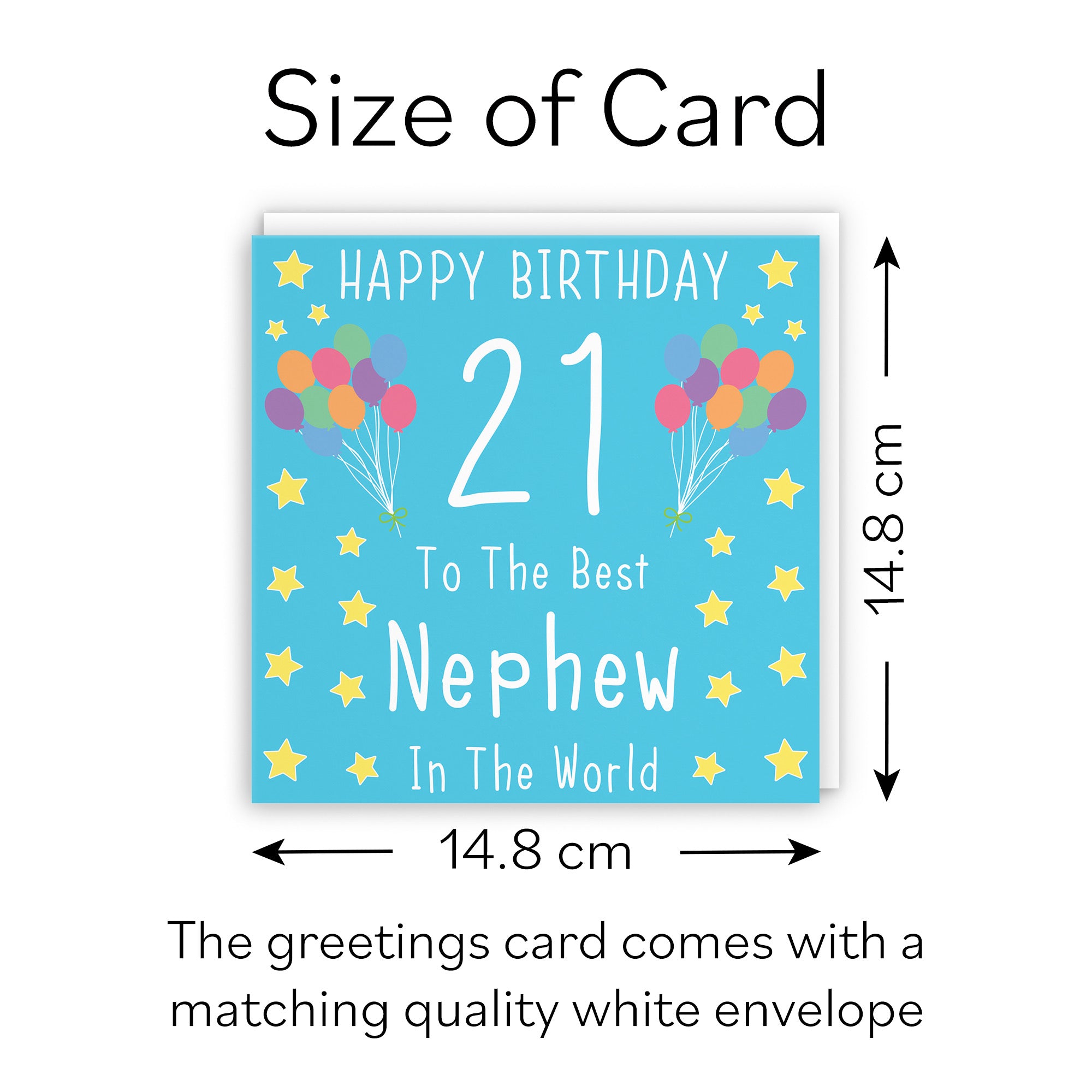 21st Nephew Birthday Card Iconic - Default Title (B07RLNFB6B)