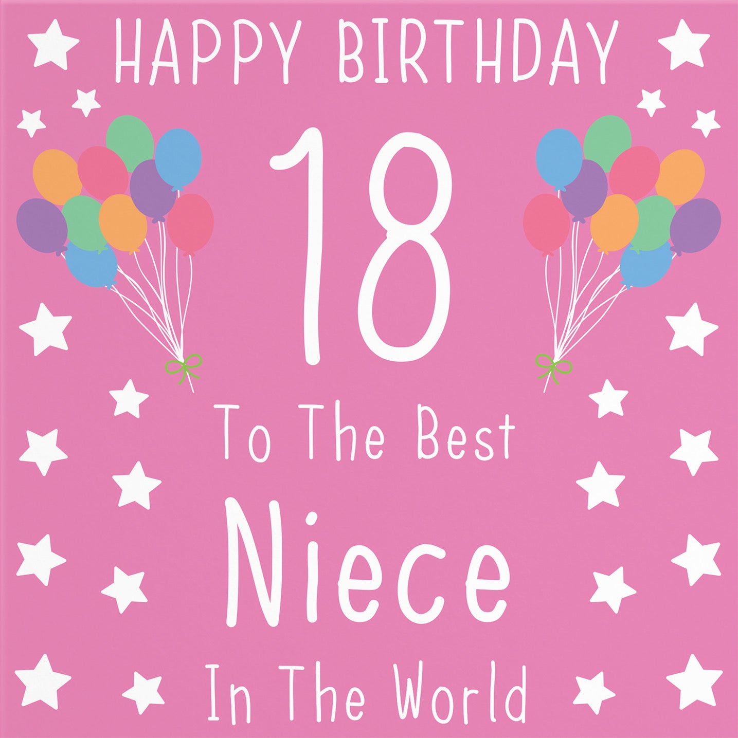 18th Niece Birthday Card Iconic - Default Title (B07RPJLPHD)