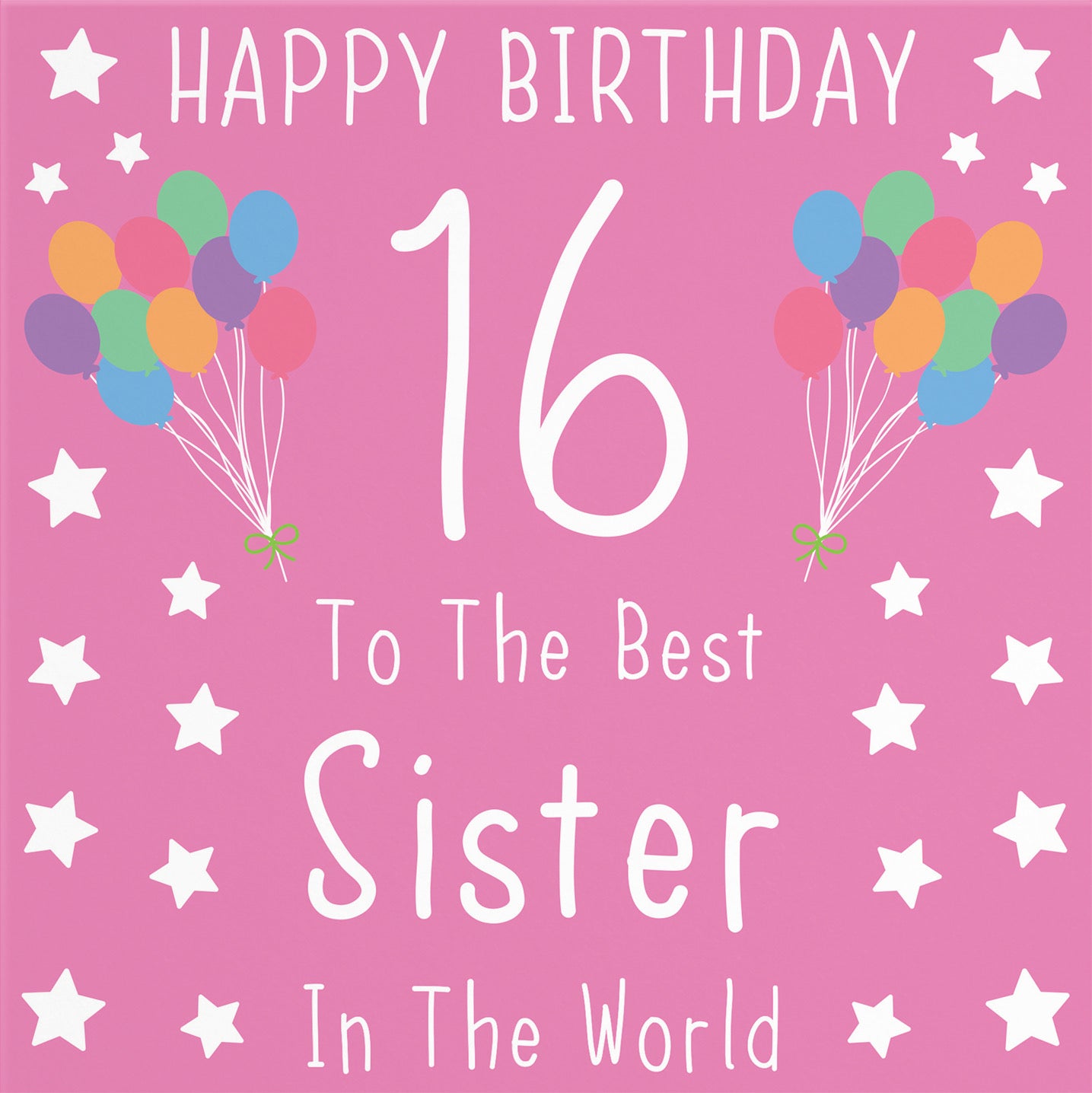 16th Sister Birthday Card Iconic - Default Title (B07RTT9MLT)