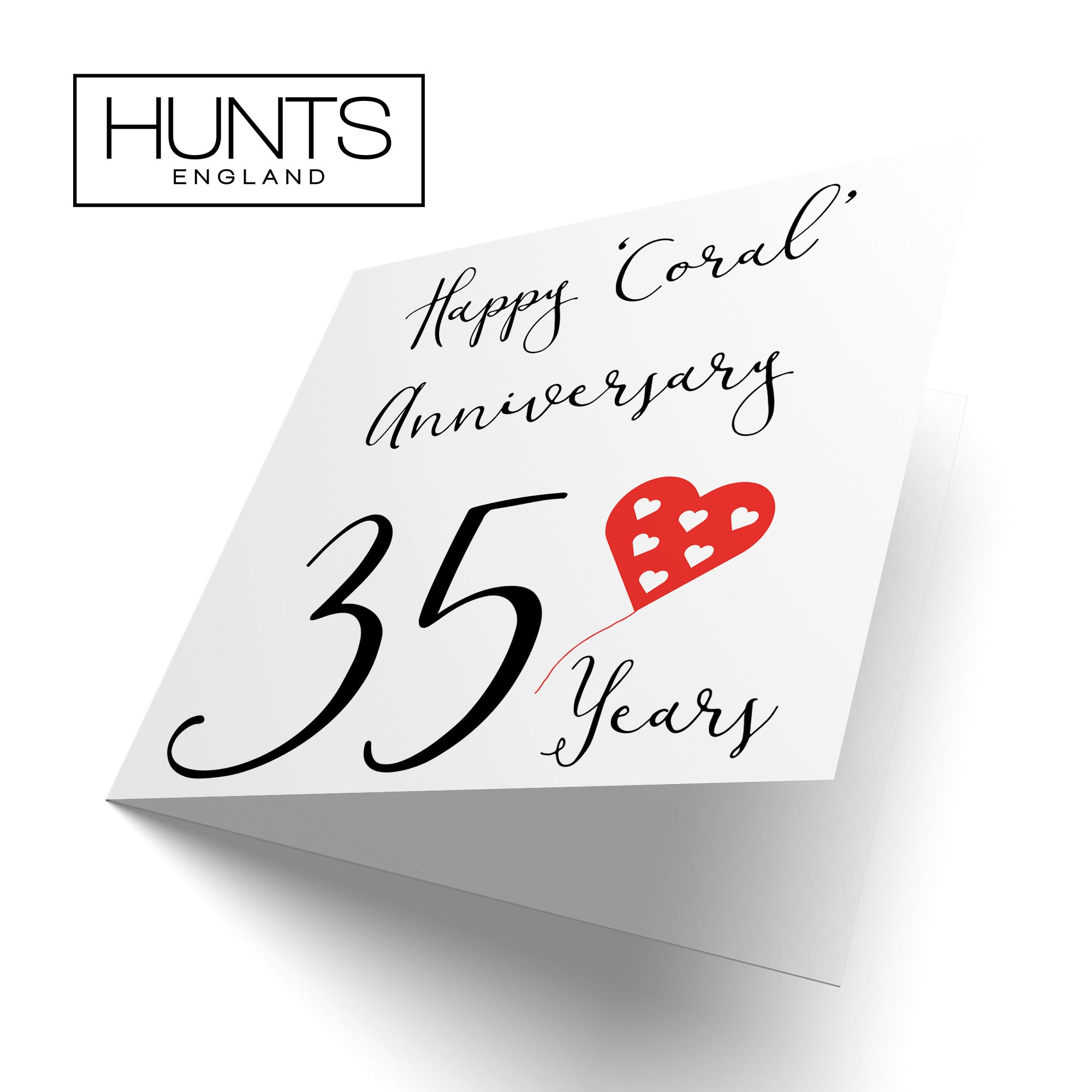 35th Anniversary Card Red Heart - Default Title (B07SZ1SWF7)