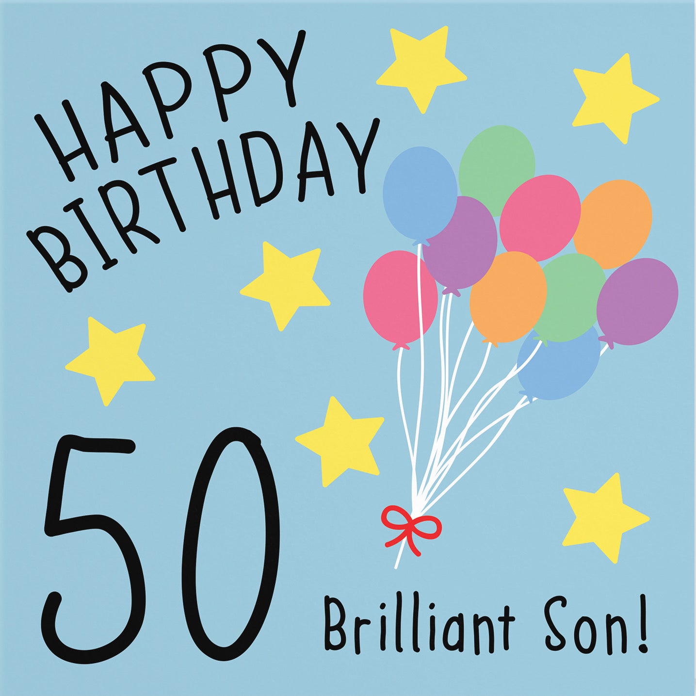 50th Son Birthday Card Original - Default Title (B07T8TGKVB)