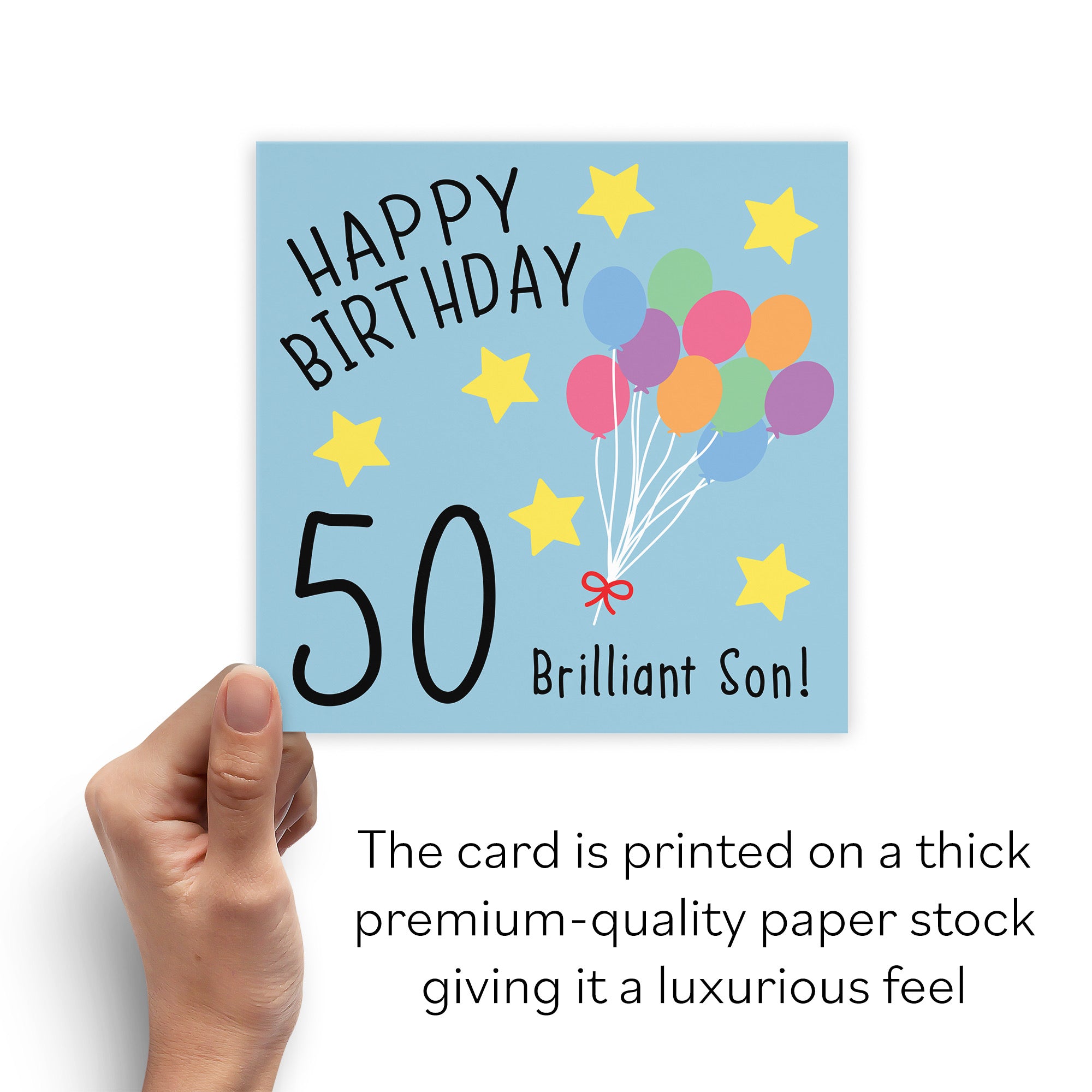 50th Son Birthday Card Original - Default Title (B07T8TGKVB)