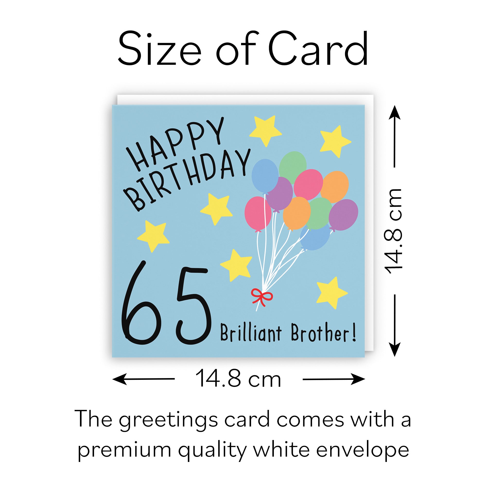 65th Brother Birthday Card Original - Default Title (B07T8TKN4Q)